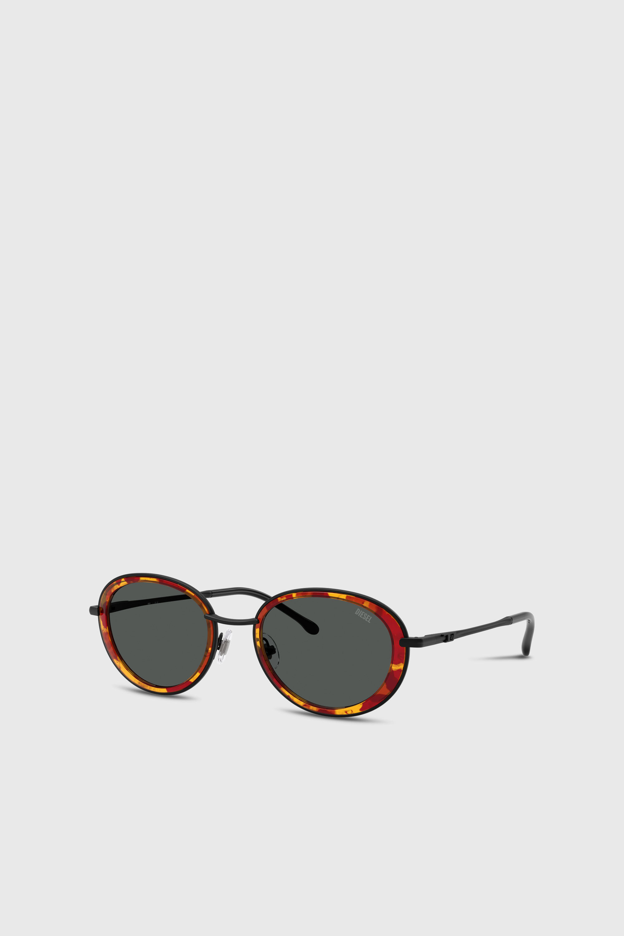 Diesel - 0DL1018, Unisex Ovale Sonnenbrillen in Schwarz - 4