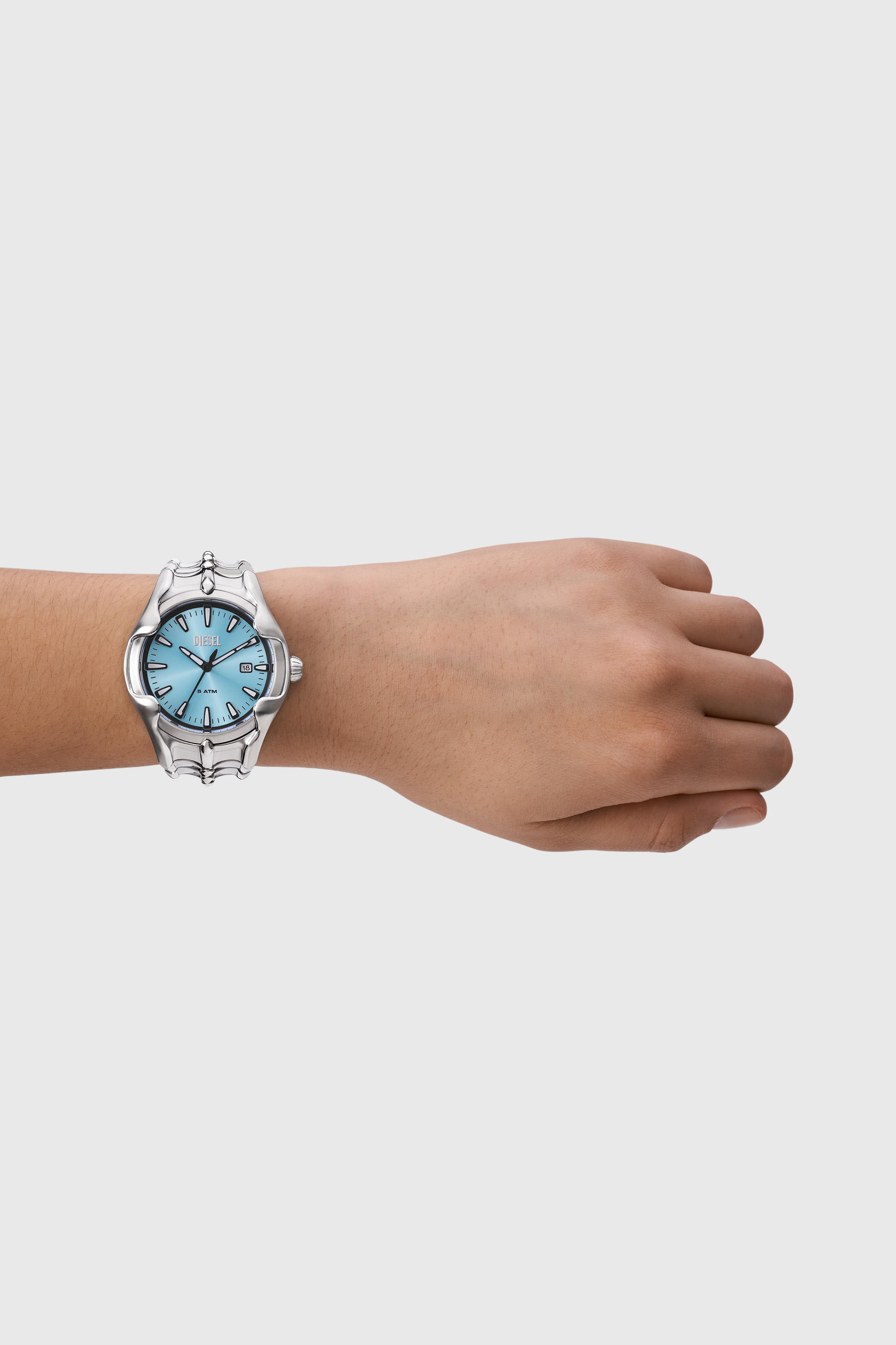 Diesel - DZ2200, Herren Vert Armbanduhr aus Edelstahl in Silber - 4