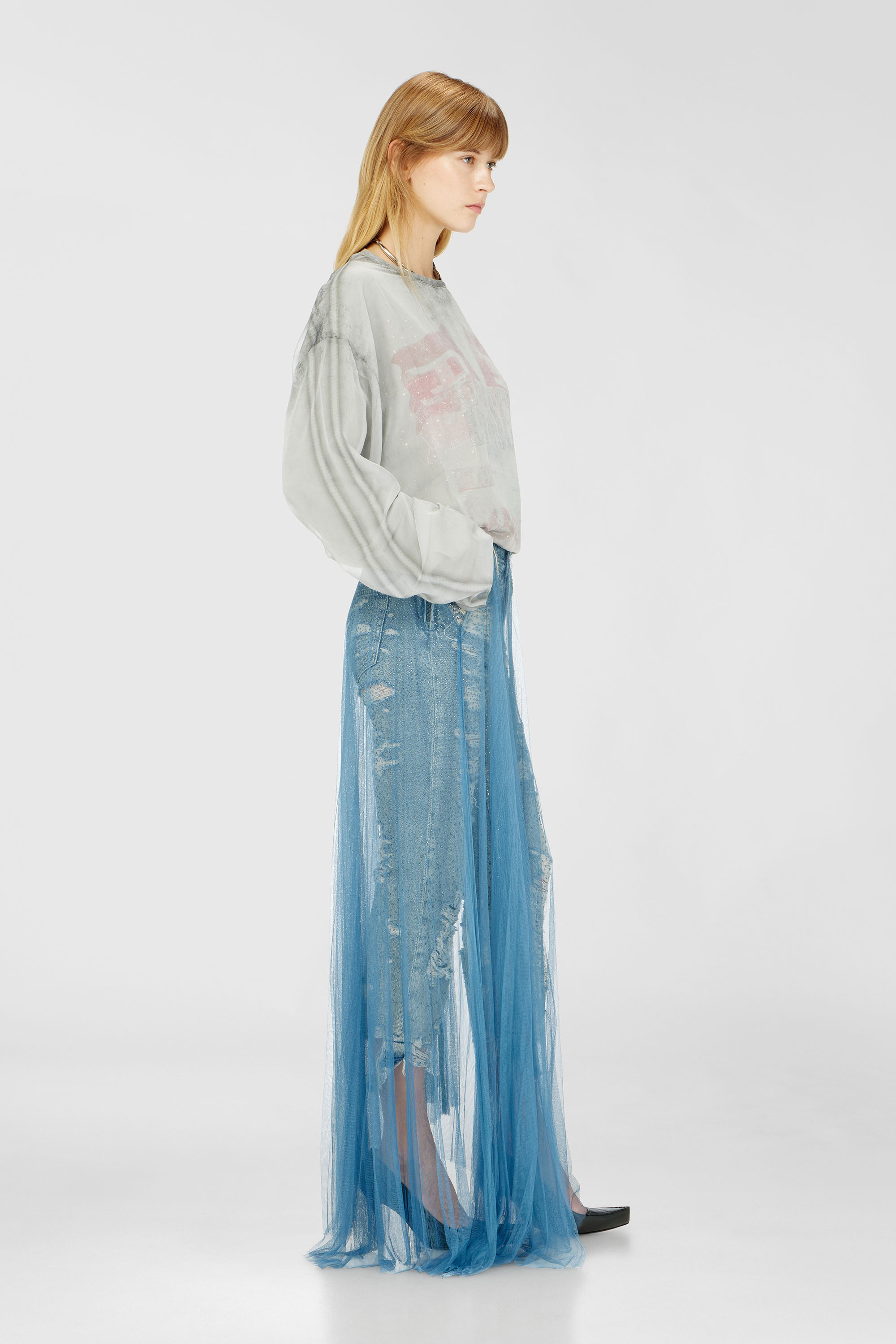 Diesel - Damen Regular Jeans D-Aisi 0DBER, Mittelblau - 2