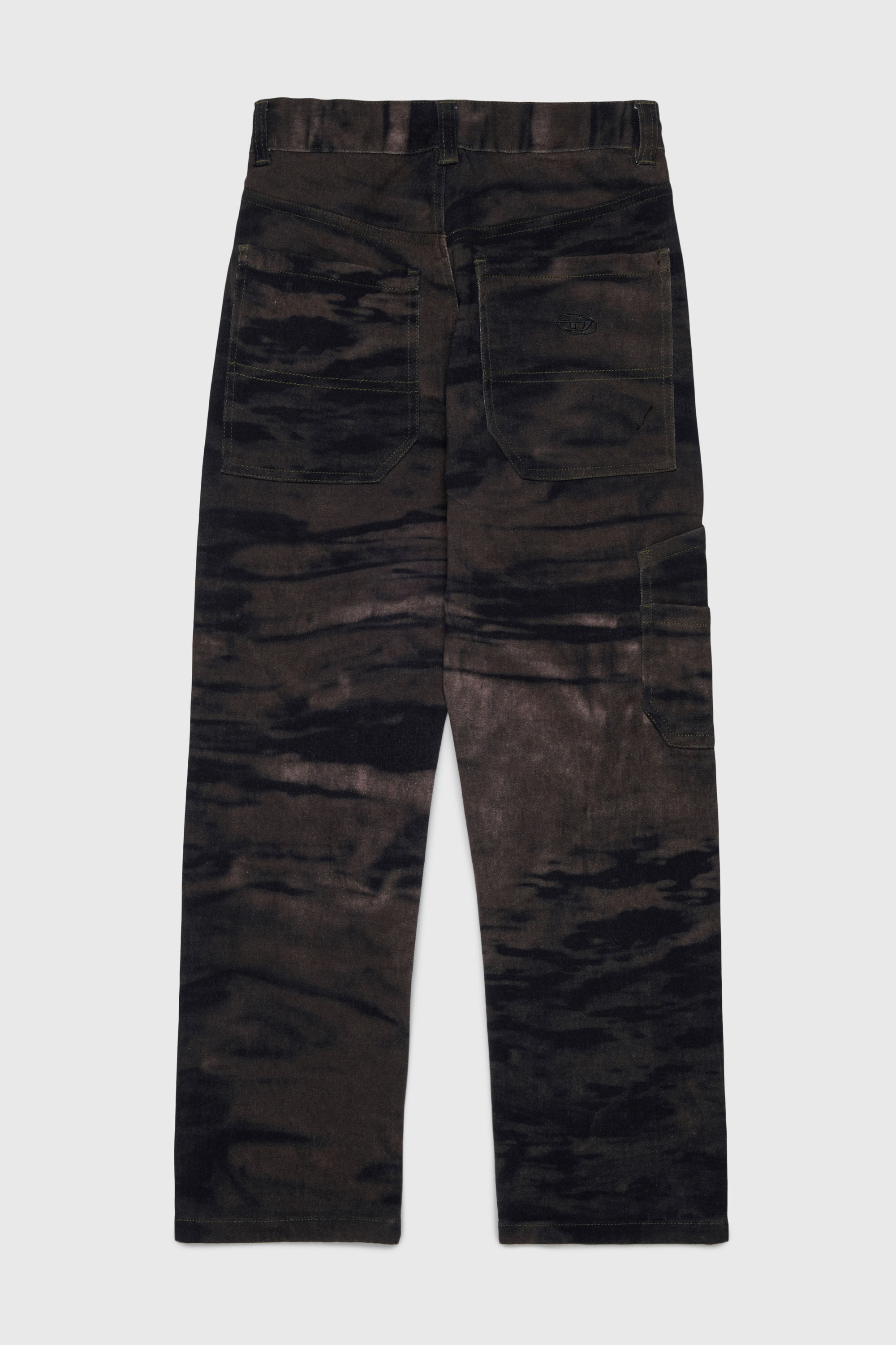 Diesel - PJAKE, Herren Baumwollhose aus stretch-baumwolle mit used-effekt in Gr&uuml;n - 2