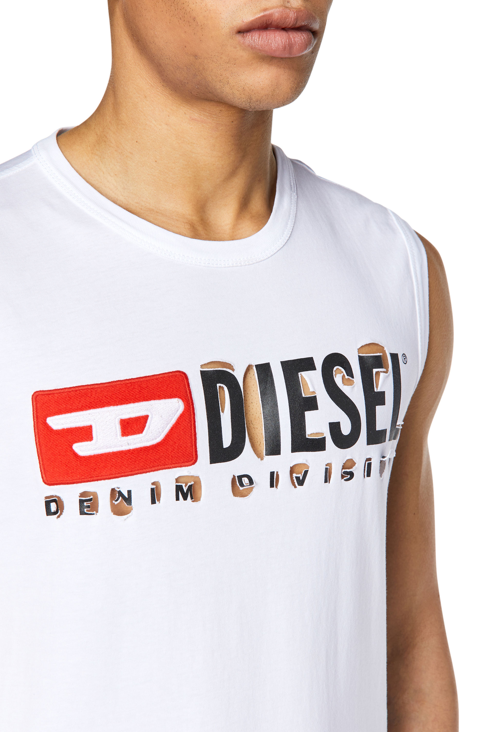 Diesel - T-BISCO-DIVSTROYED, Weiß - Image 3