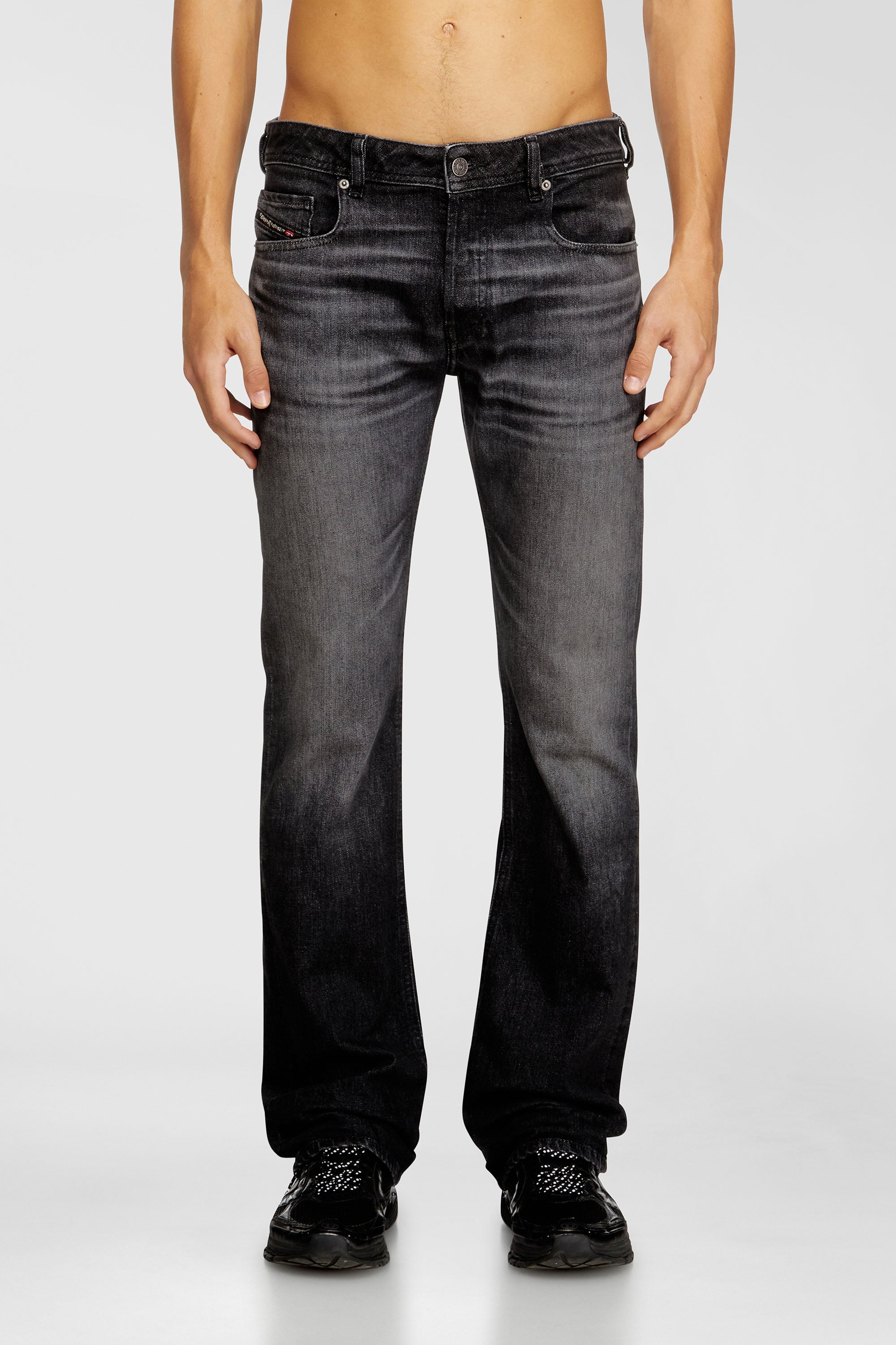 Diesel - Herren Bootcut Jeans 2007 Zatiny 09N48, Schwarz/Dunkelgrau - 4