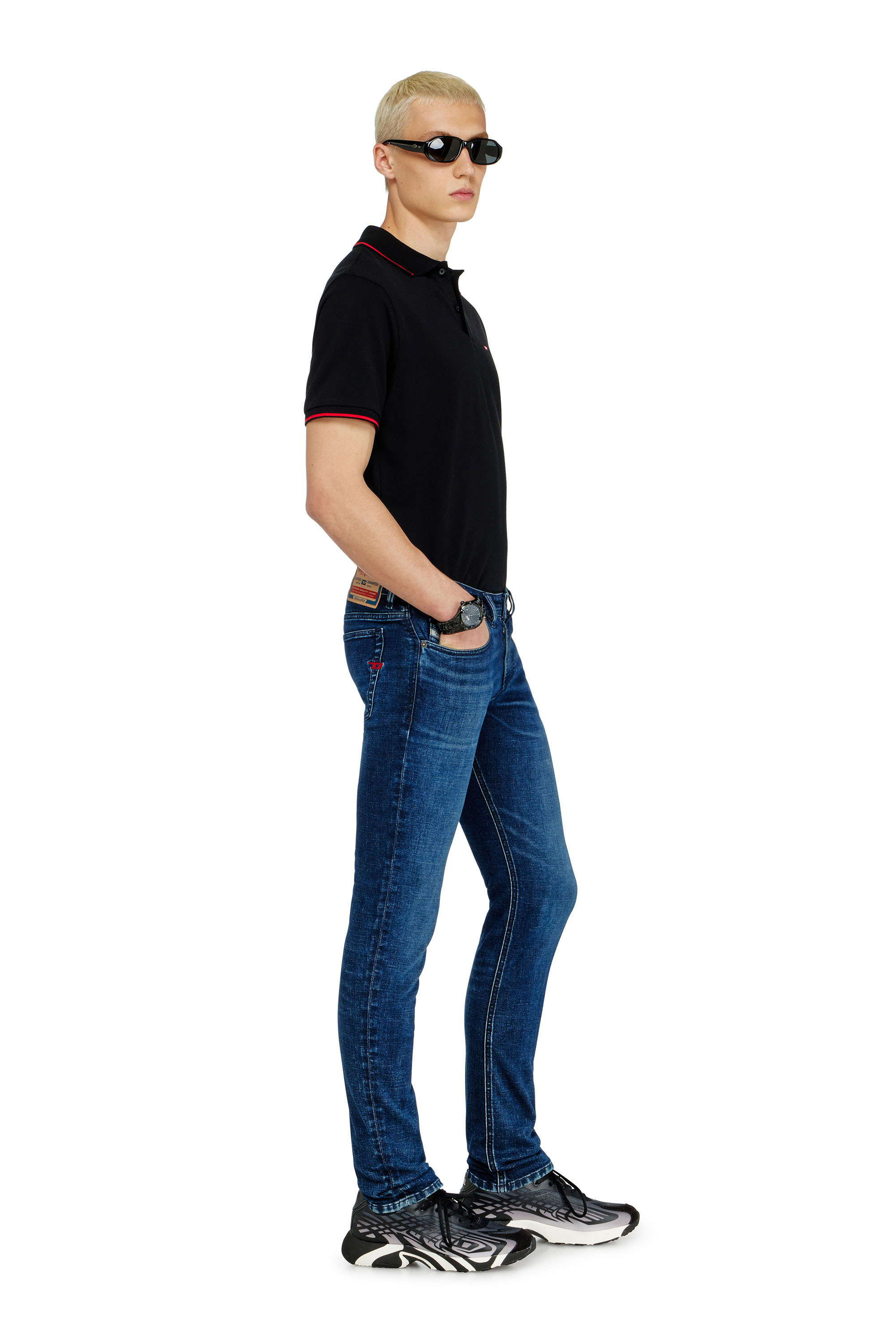 Diesel - Herren Skinny Jeans 1979 Sleenker 0KBBD, Dunkelblau - 2