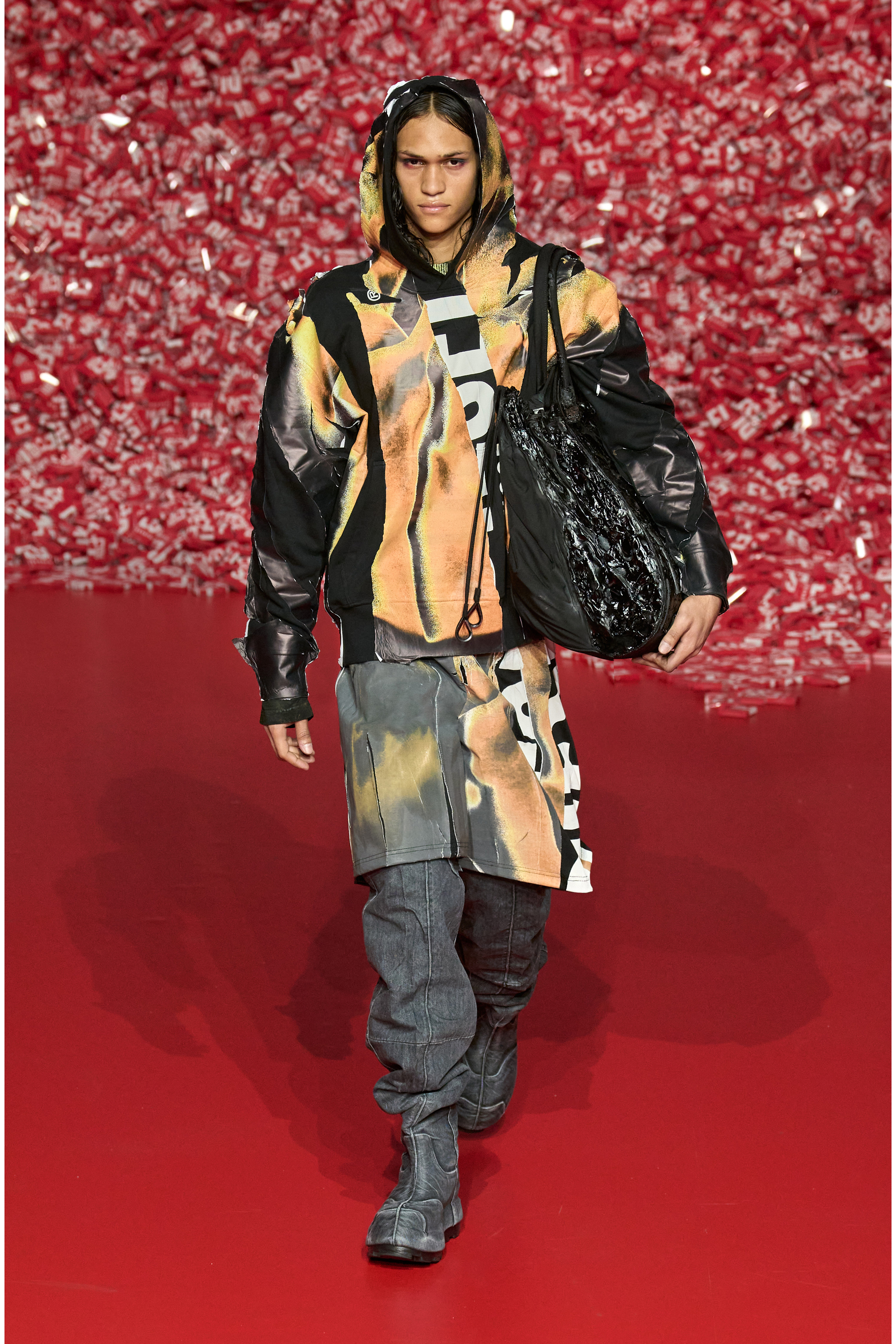 Diesel - S-MAC-HOOD-M1, Schwarz/Orange - Image 6