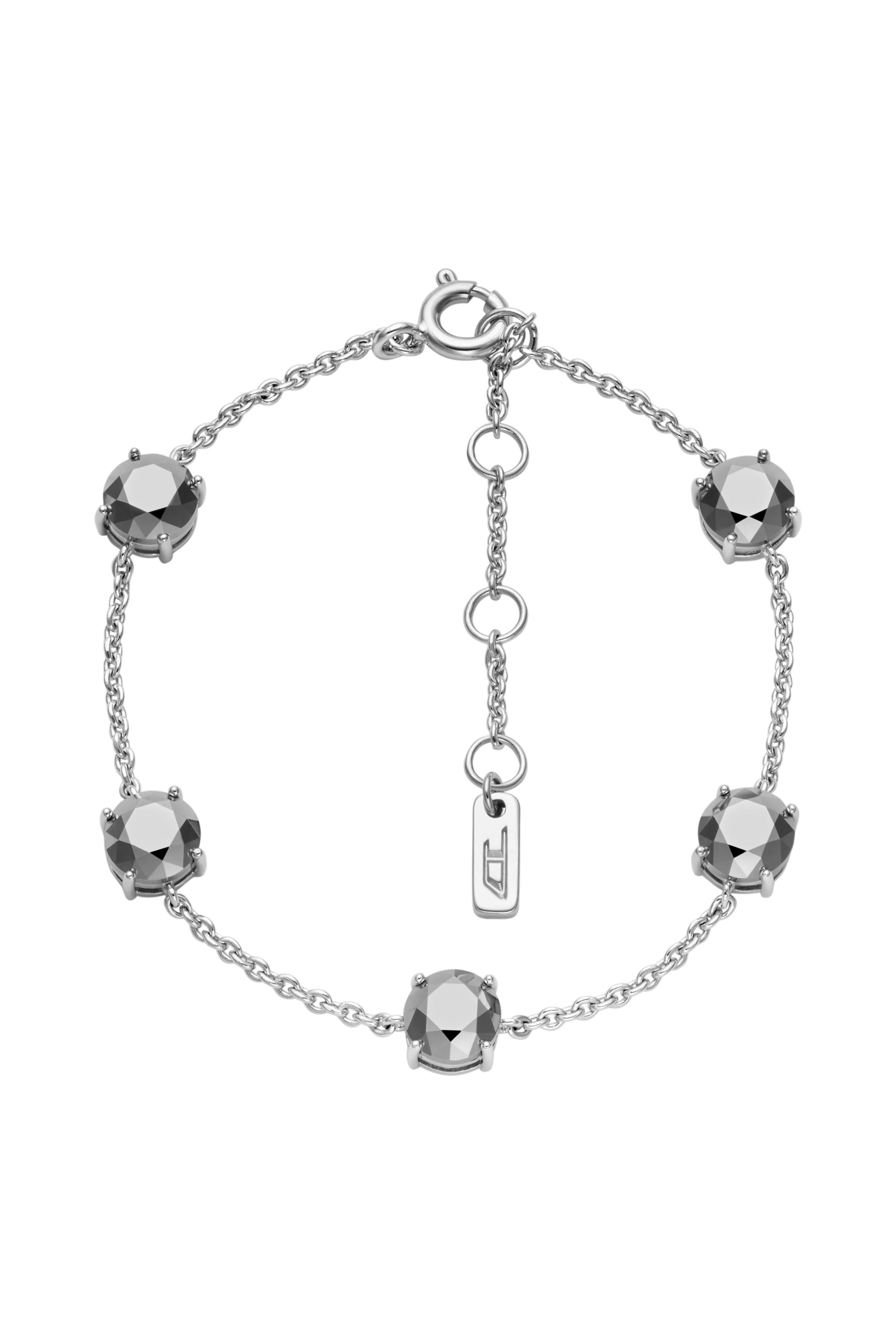 Diesel - DL1358040 STERLING SILVER JEWEL, Unisex Gliederarmband aus Sterlingsilber in Silber - 1