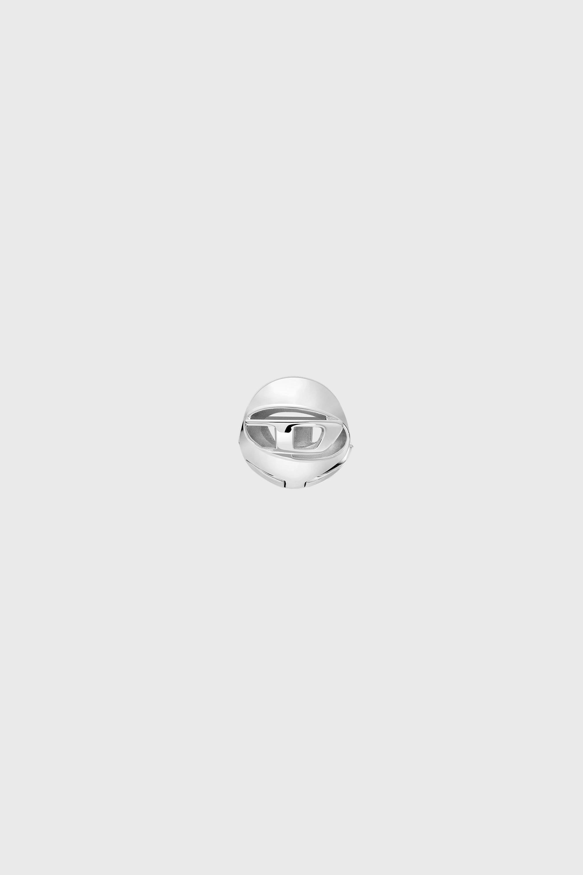 Diesel - DX1718040, Unisex Creole aus Edelstahl in Silber - 2