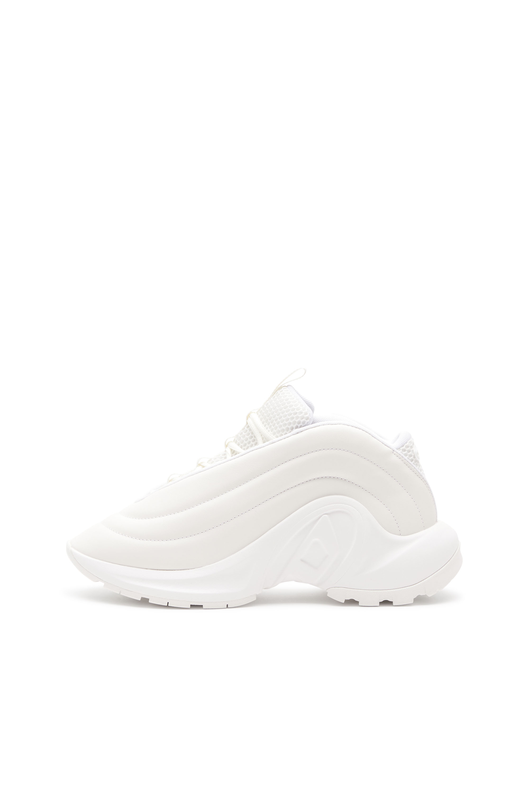 Diesel - S-D-RUNNER X, Unisex S-D-Runner X-Schlupfsneakers mit mattem Oval D-Spann in Weiß - 2
