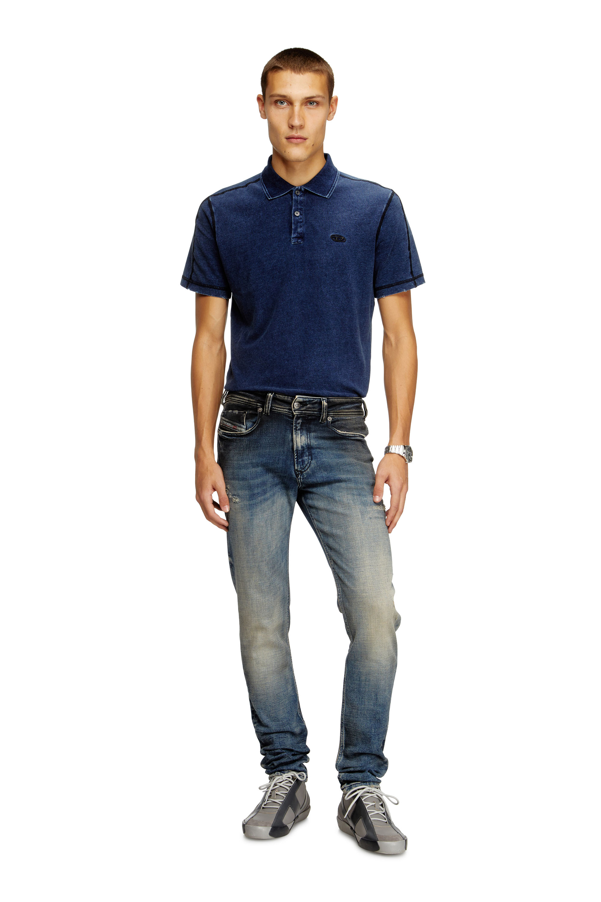 Diesel - Herren Skinny Jeans 1979 Sleenker 09N15, Mittelblau - 2