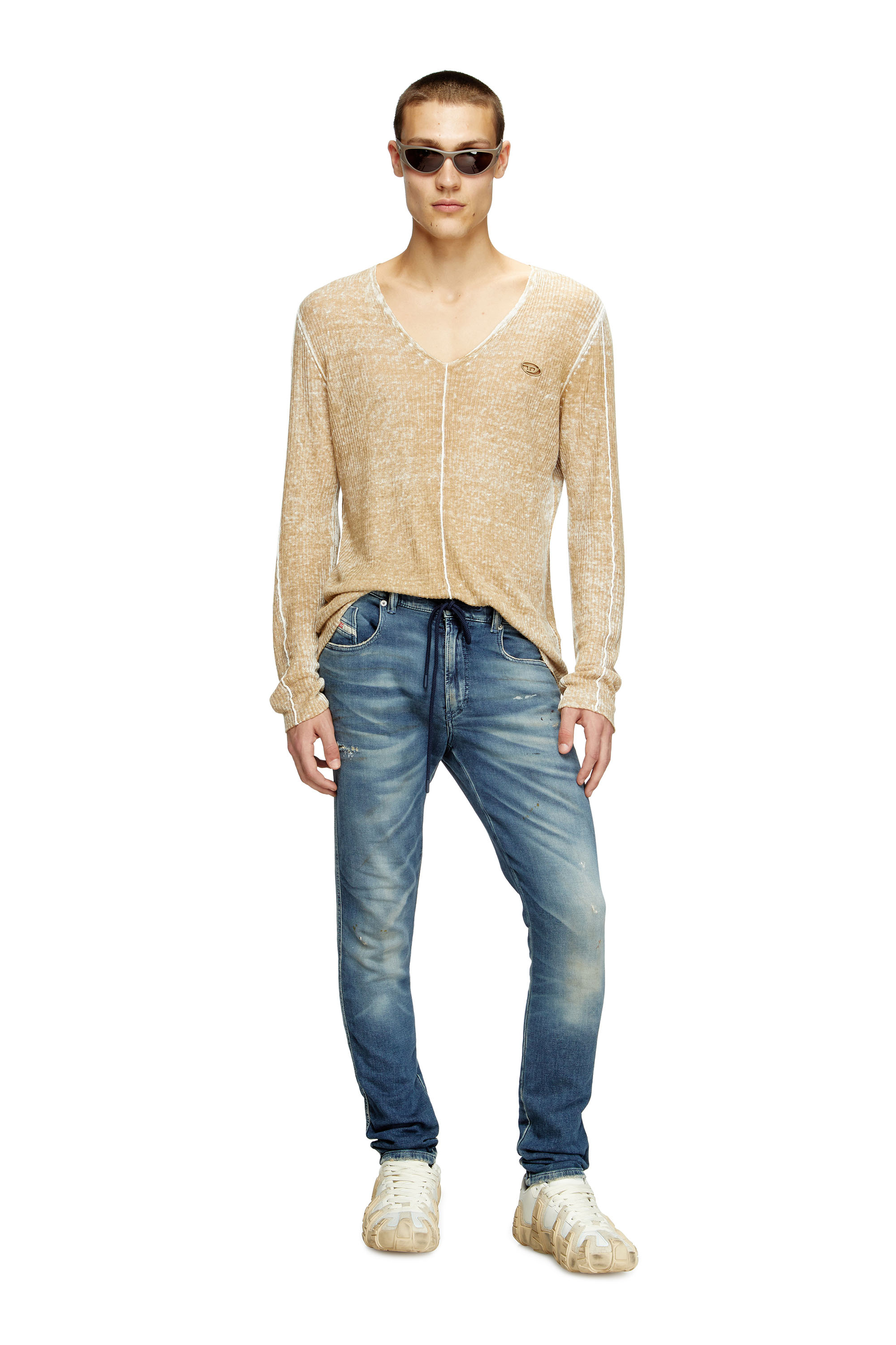 Diesel - Herren Slim 2062 D-Strukt Joggjeans® 068RY, Dunkelblau - 2