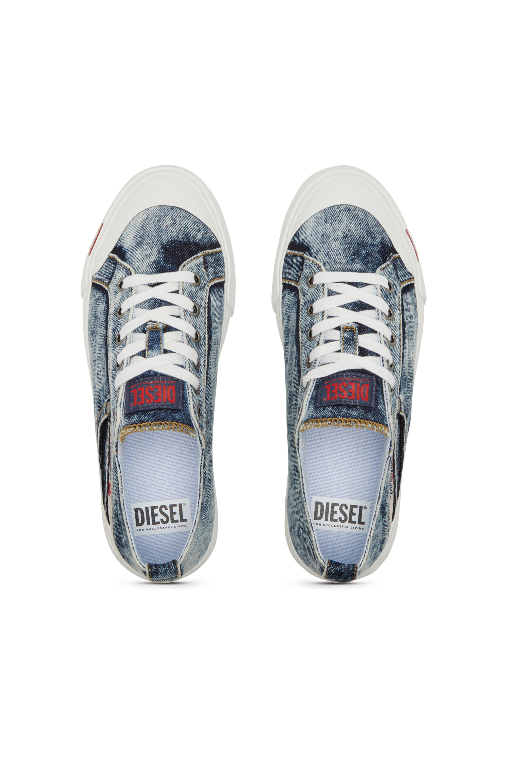 Diesel - S-ATHOS NMD LOW W, Damen S-Athos-Sneakers aus Denim mit Taschendetail in Blau - 6