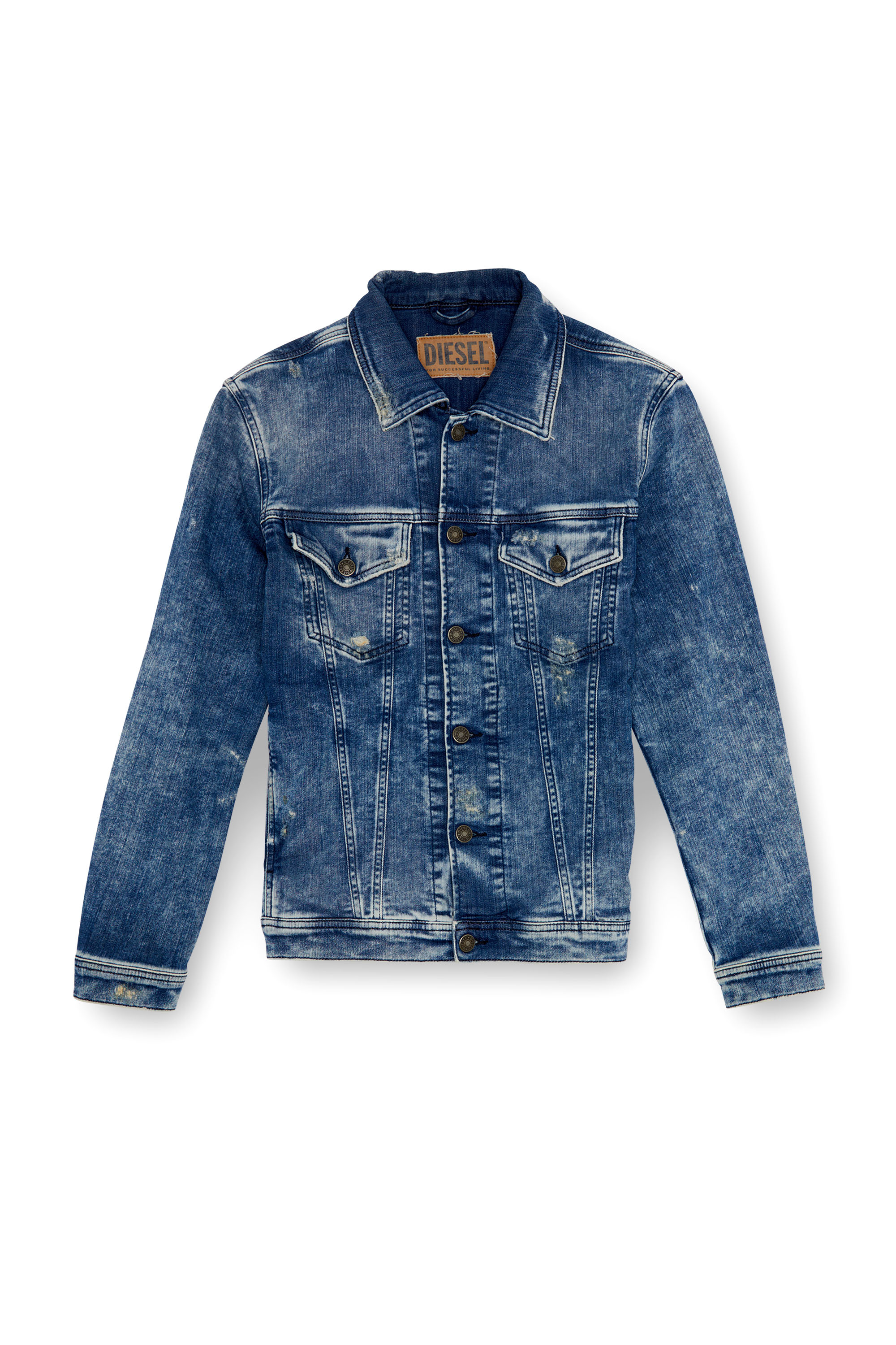 Diesel - NHILL-TW, Herren Herren - Denim jacken Mittelblau in null - 1