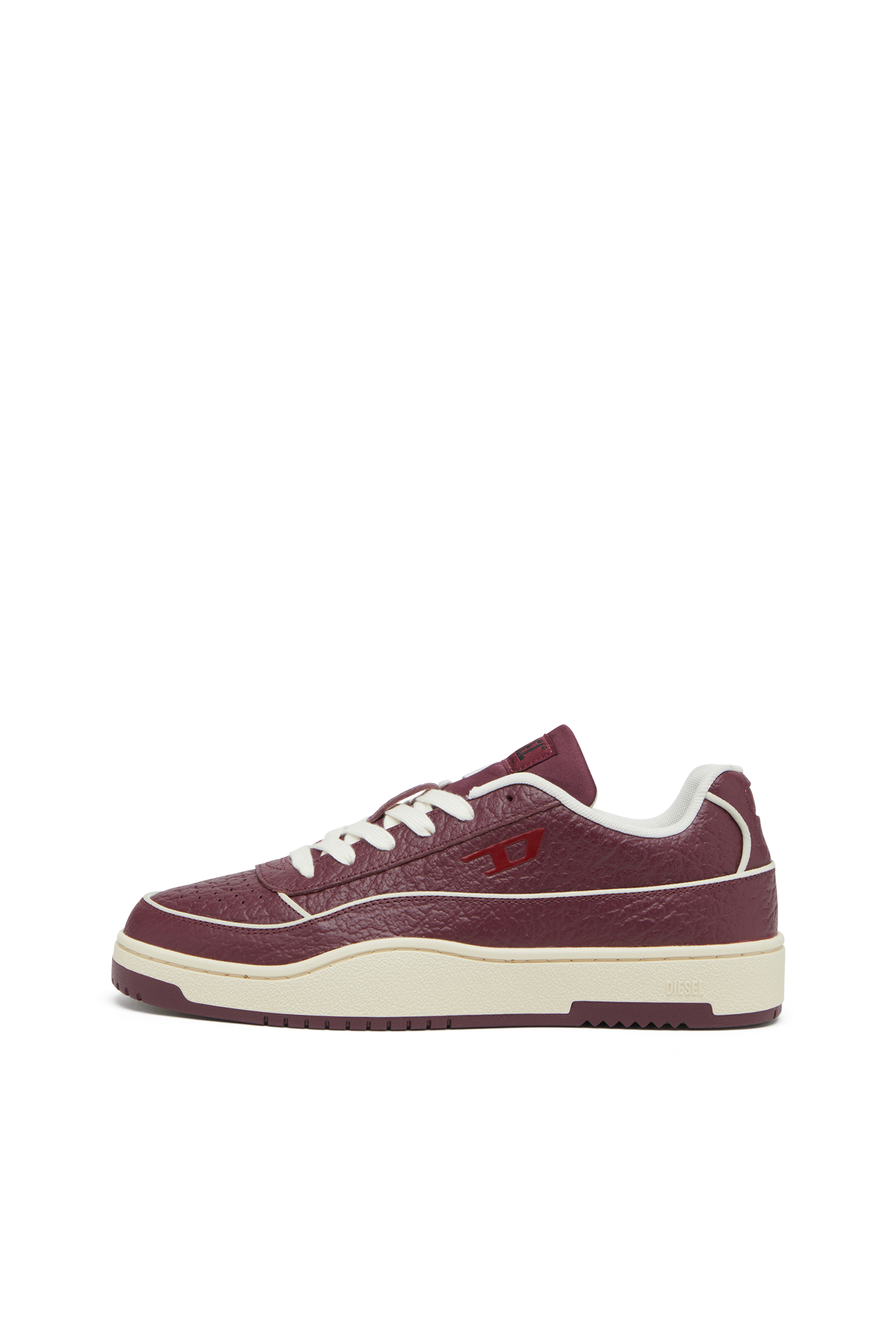 Diesel - S-TRACKER-D LOW, Herren S-Tracker-D-Sneakers aus strukturiertem Leder in Burgunderrot - 7