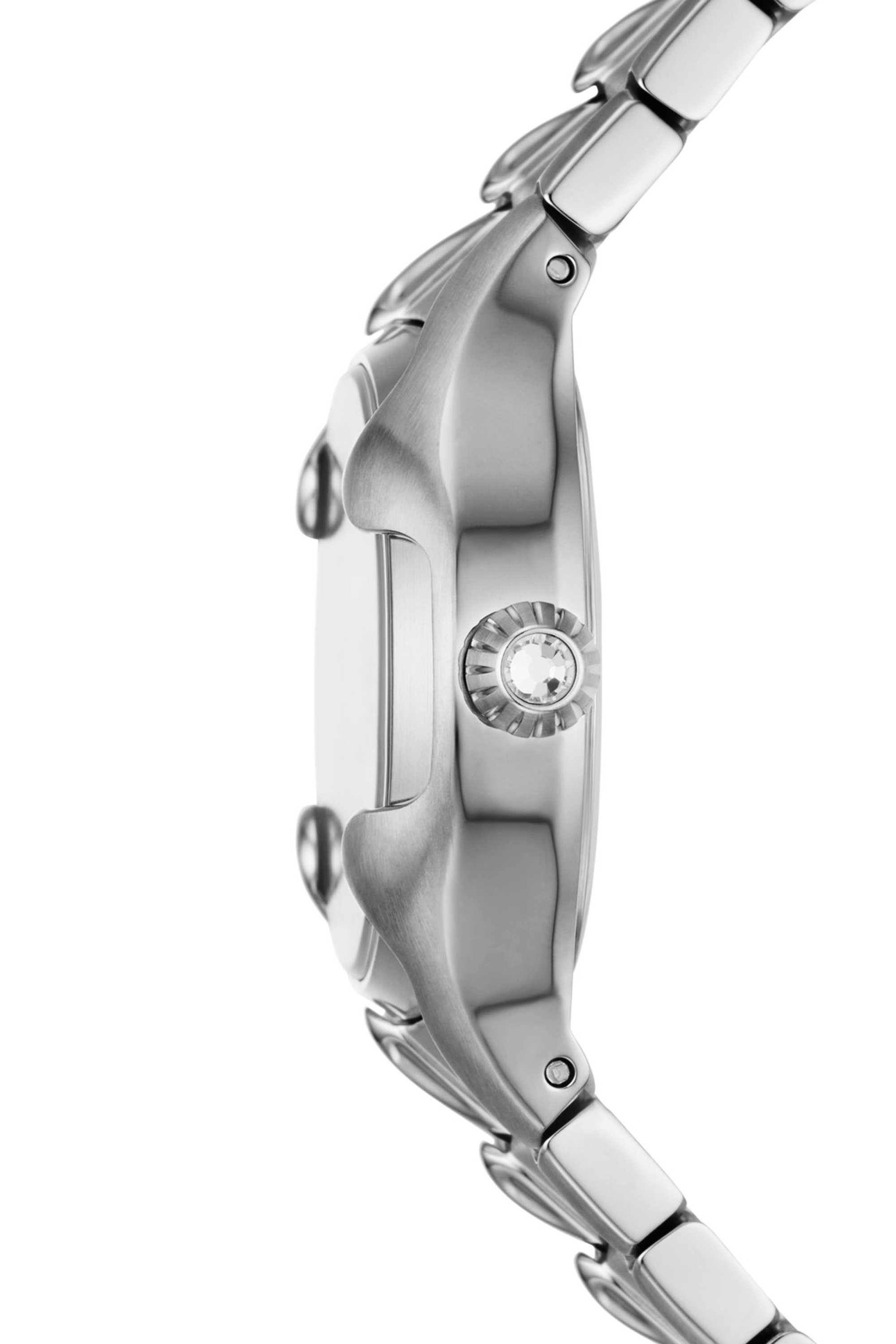 Diesel - DZ5605, Damen Vert Armbanduhr aus Edelstahl mit drei Zeigern in Silber - Image 3