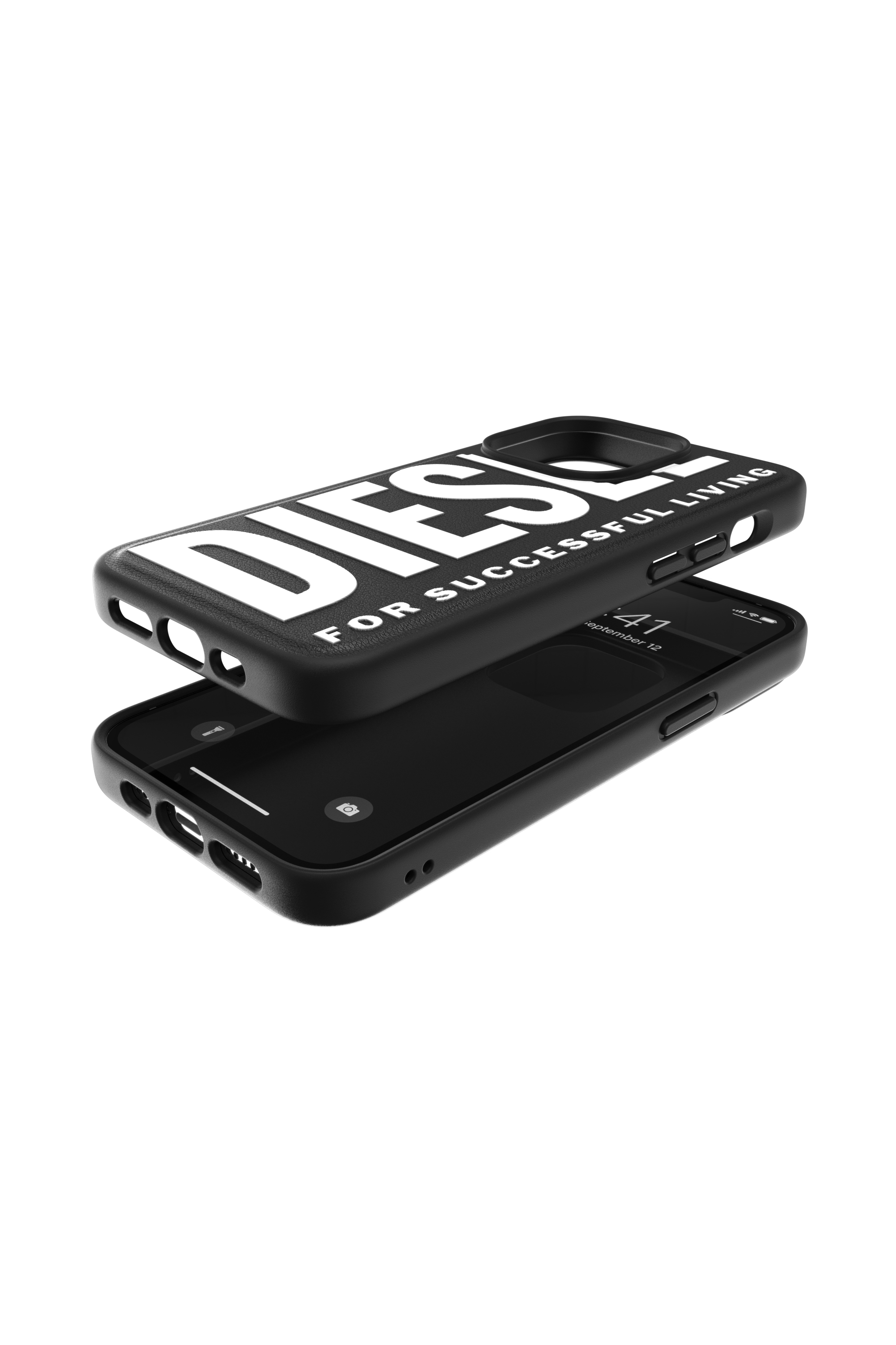 Diesel - 48257 STANDARD CASE, Unisex's Moulded case core for iPhone 13/13Pro in Black - 3