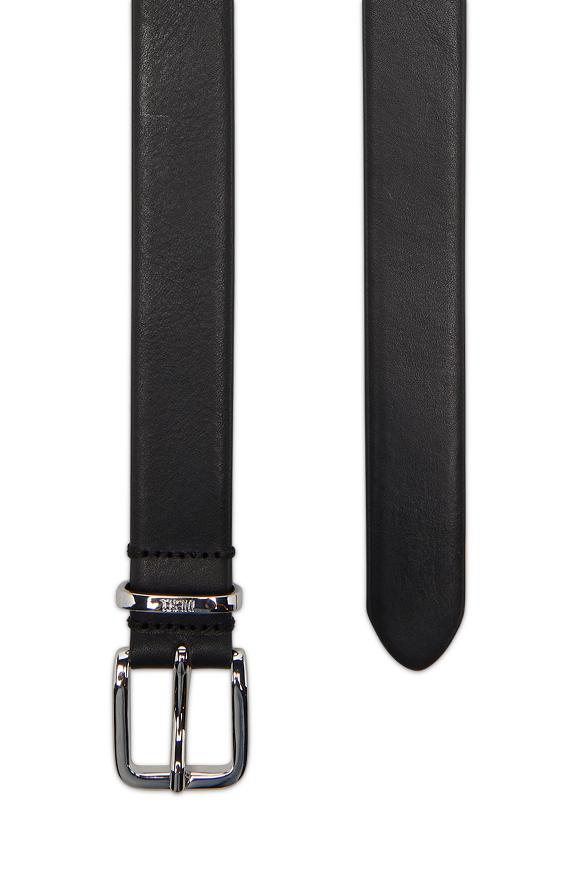 Diesel - B-BISCOTTO W KNOT 25, Damen 2,5 cm Ledergürtel mit Knoten in Schwarz - 2