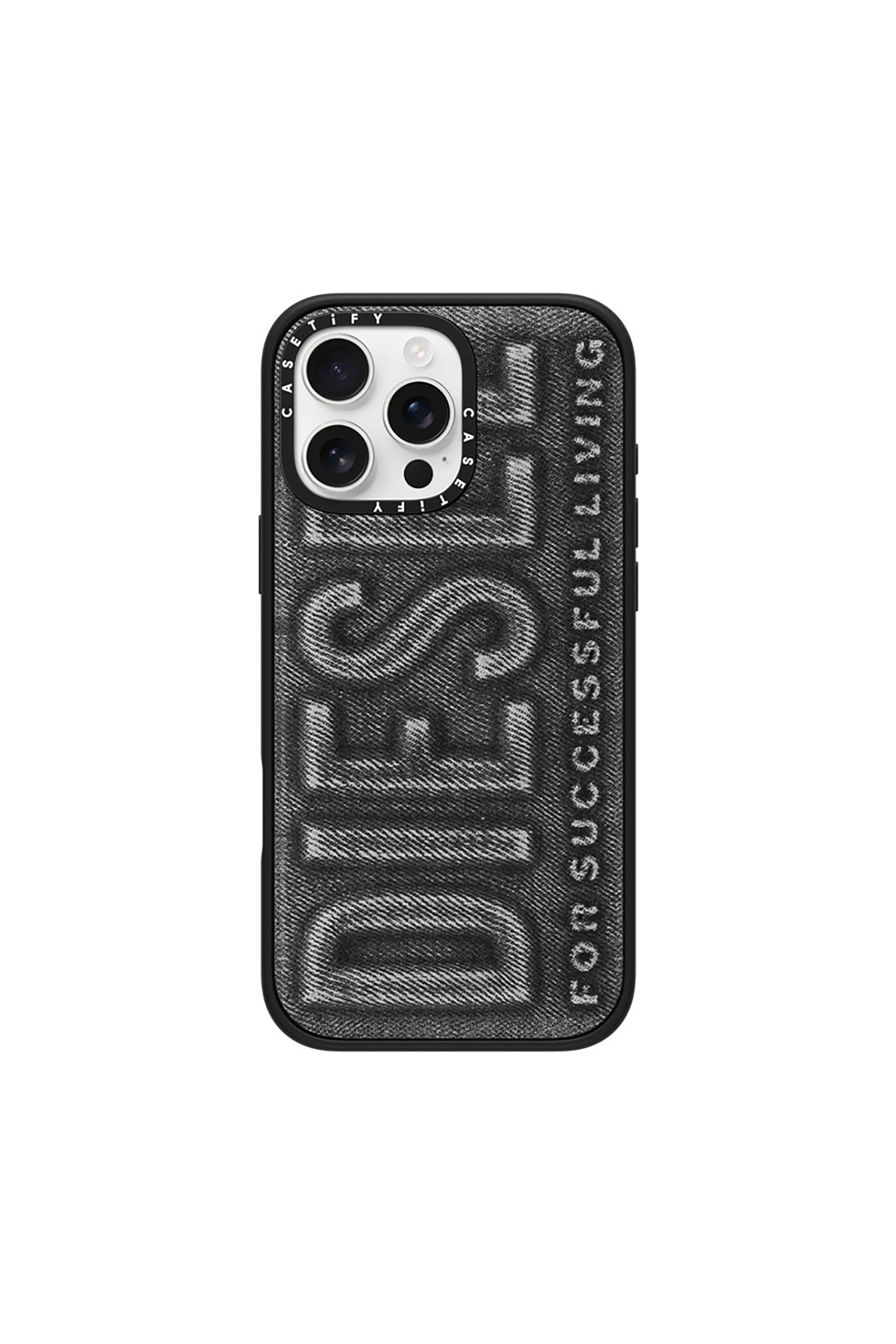Diesel - 60560 MOULDED CASE, Unisex H&uuml;lle Biscotto impact f&uuml;r iPhone 16 Pro Max in Schwarz - 1