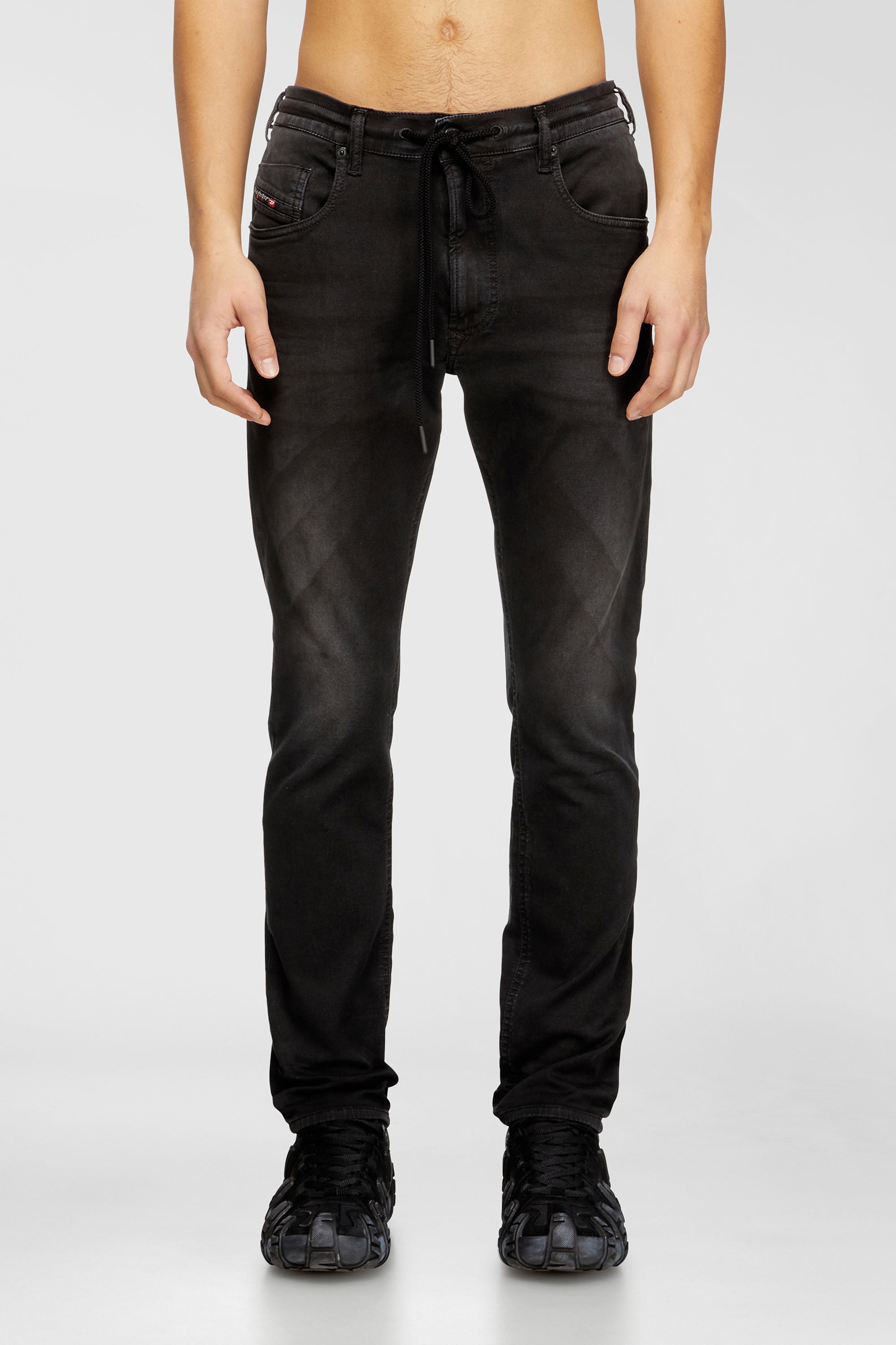 Diesel - Herren Regular 2032 D-Krooley Joggjeans&reg; 0670M, Schwarz - 1