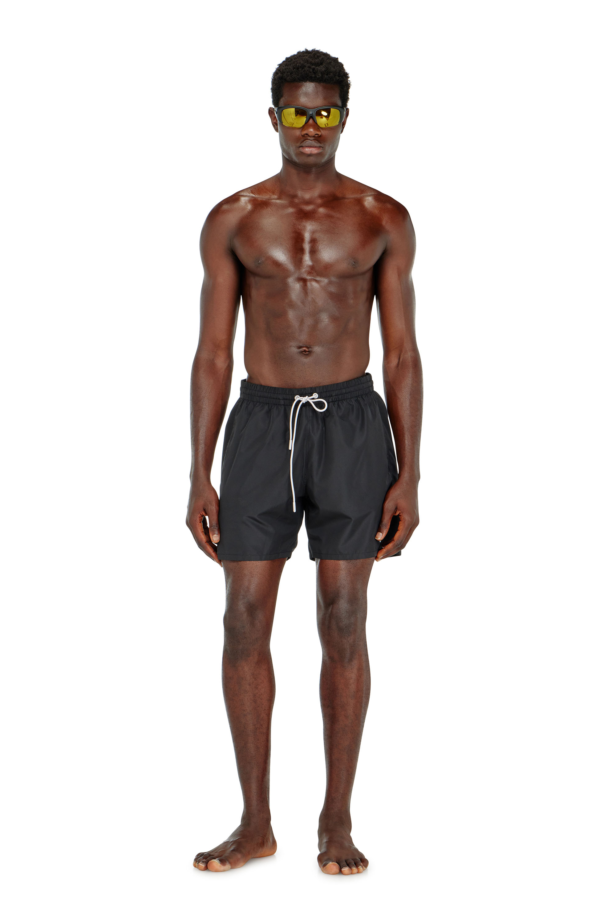 Diesel - GEORGE-41-UTLT, Herren Badeshorts mit metallischem Oval D Logo in null - 1