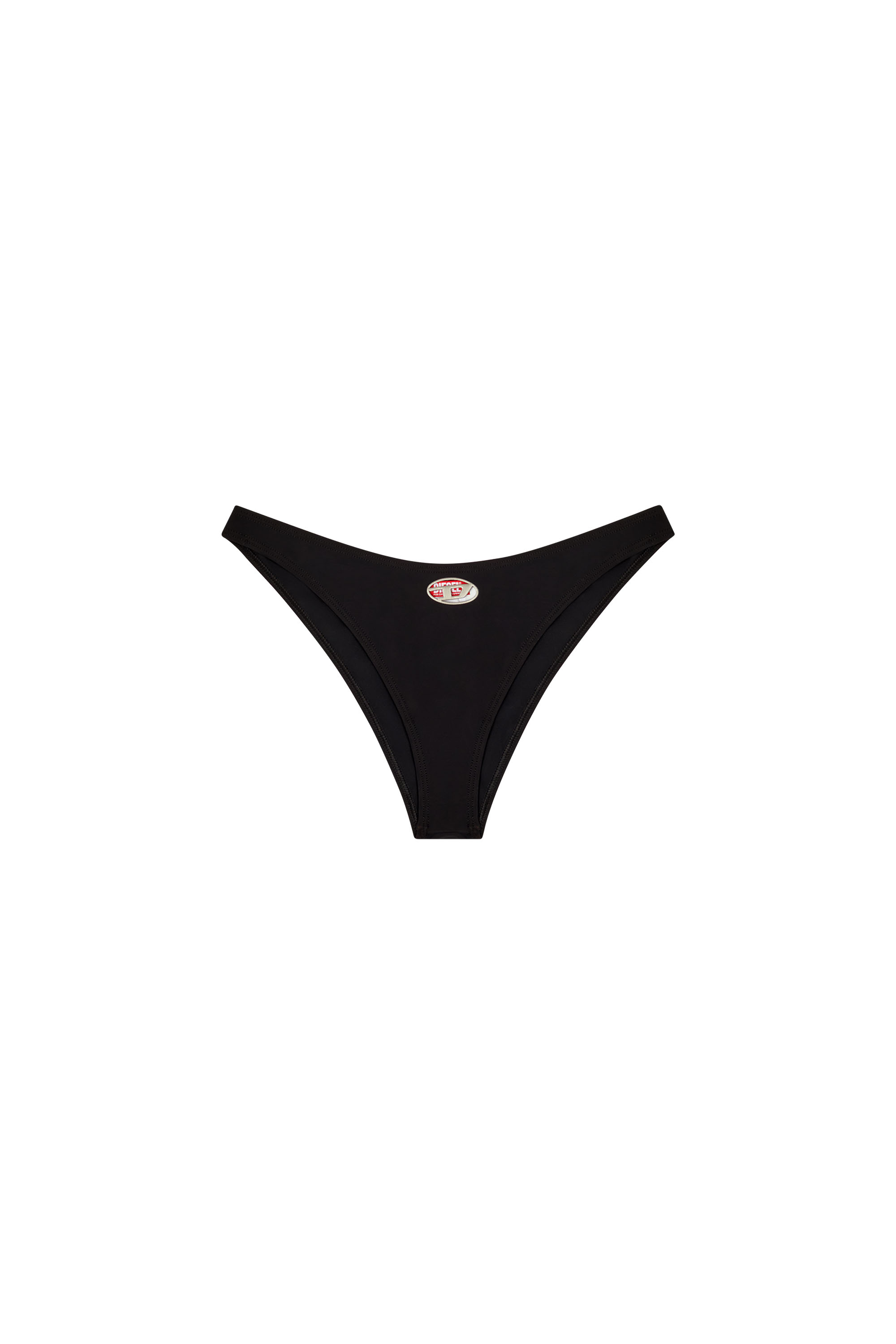 Diesel - BUNCHY-UTLT, Damen Bikini-Hose mit ausgeschnittenem Logo in Schwarz - 4