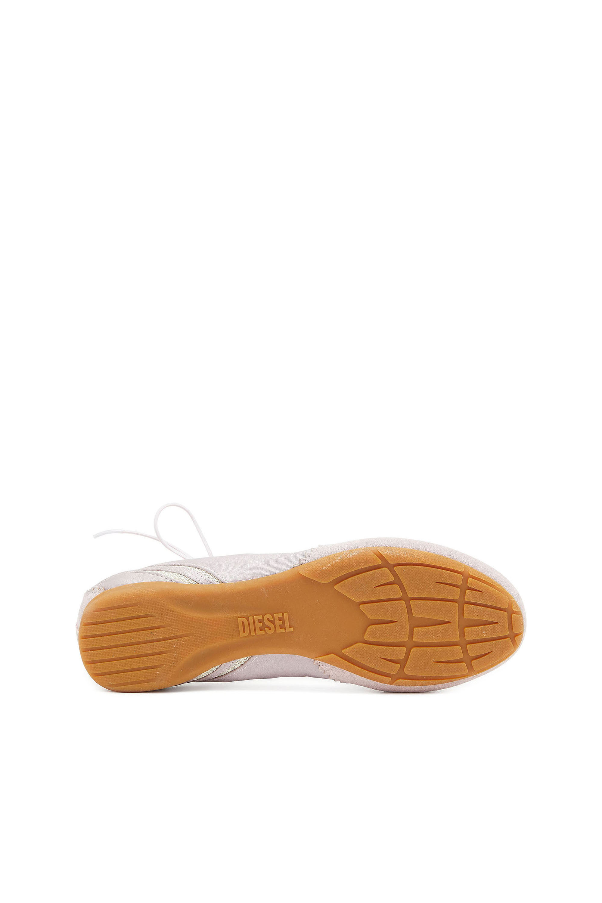 Diesel - D-MILE BALLERINA LACE UP II W, Damen D-Mile &ndash; Ballerinaschn&uuml;rschuhe aus Leder und Mesh in Rosa - 4
