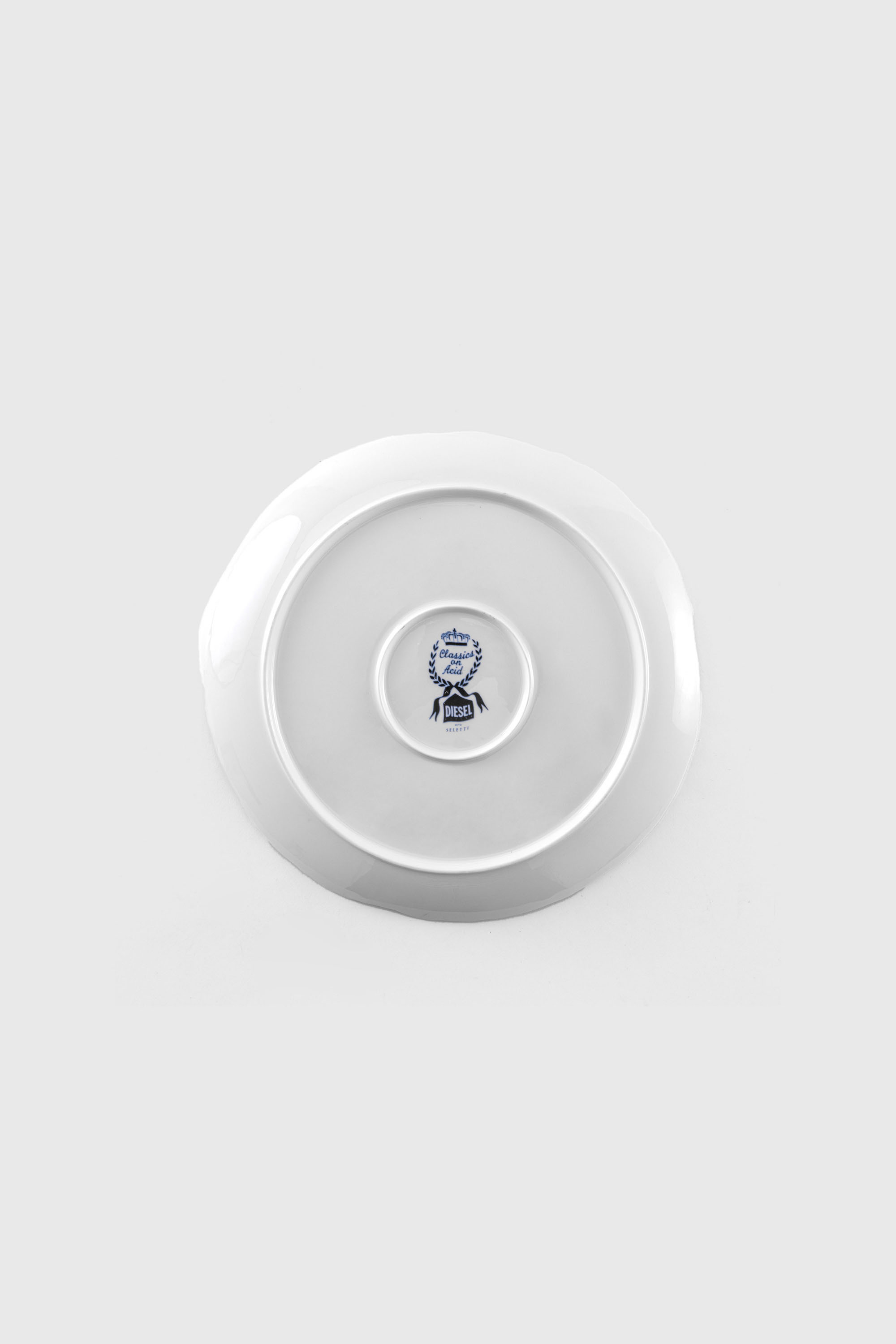 Diesel - 11203 PORCELAIN DINNER PLATE "CLASSIC ON, Unisex Speiseteller aus Porzellan in Weiss/Blau - 2