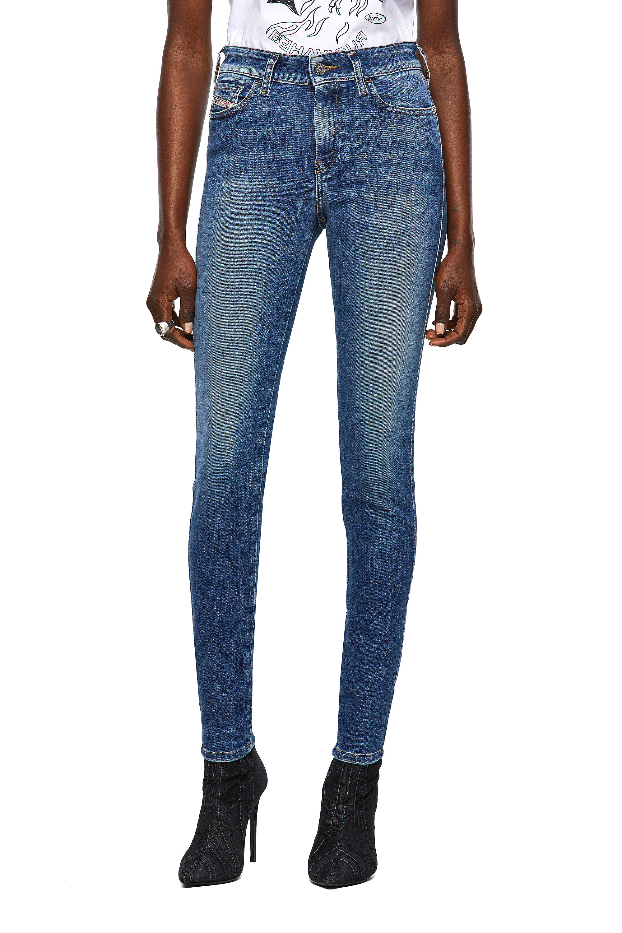 Slandy 009ZW, Mittelblau - Jeans
