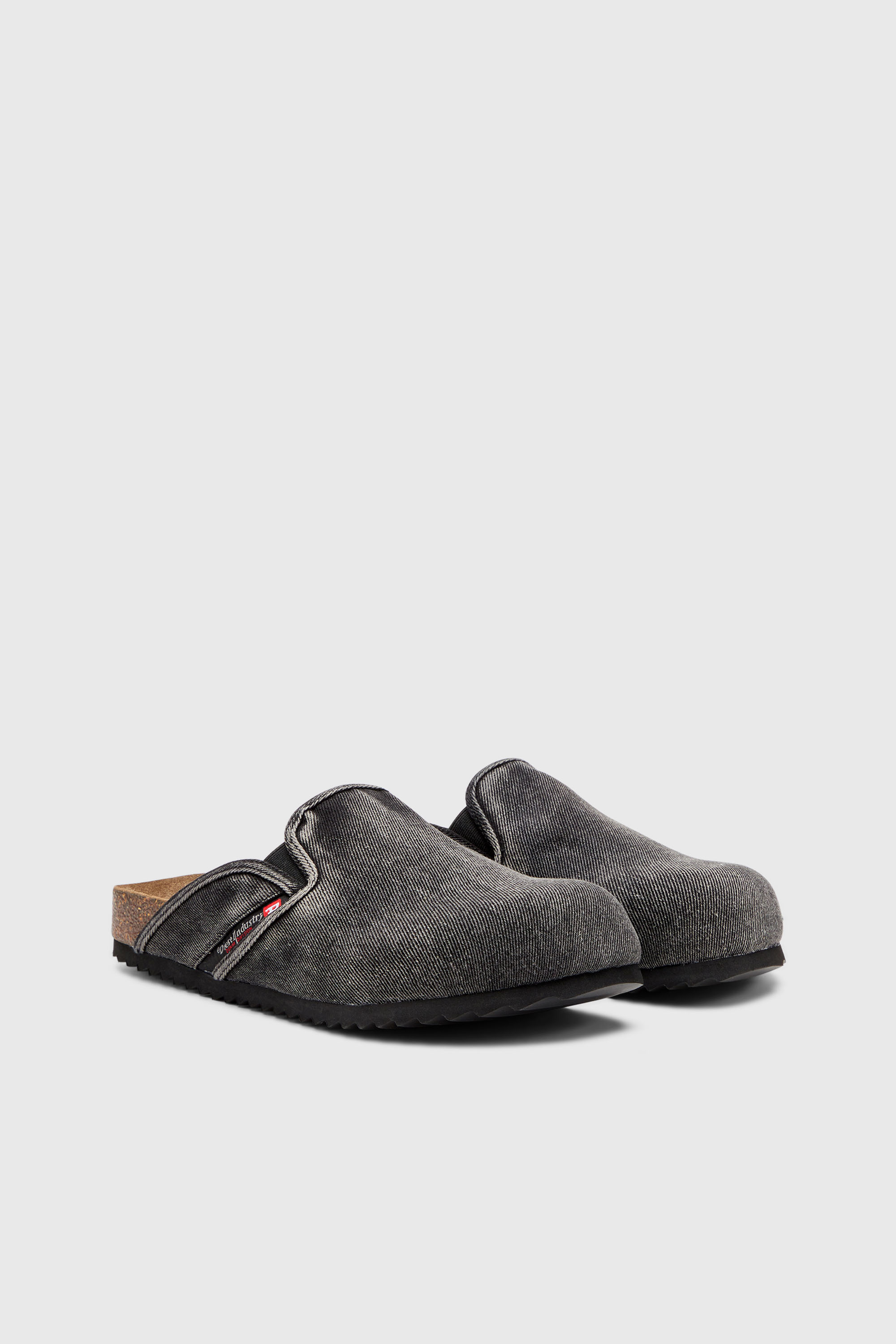 Diesel - D-WOODSTOCK SLIP-ON, Herren D-Woodstock-Mules aus Denim in Schwarz - 2