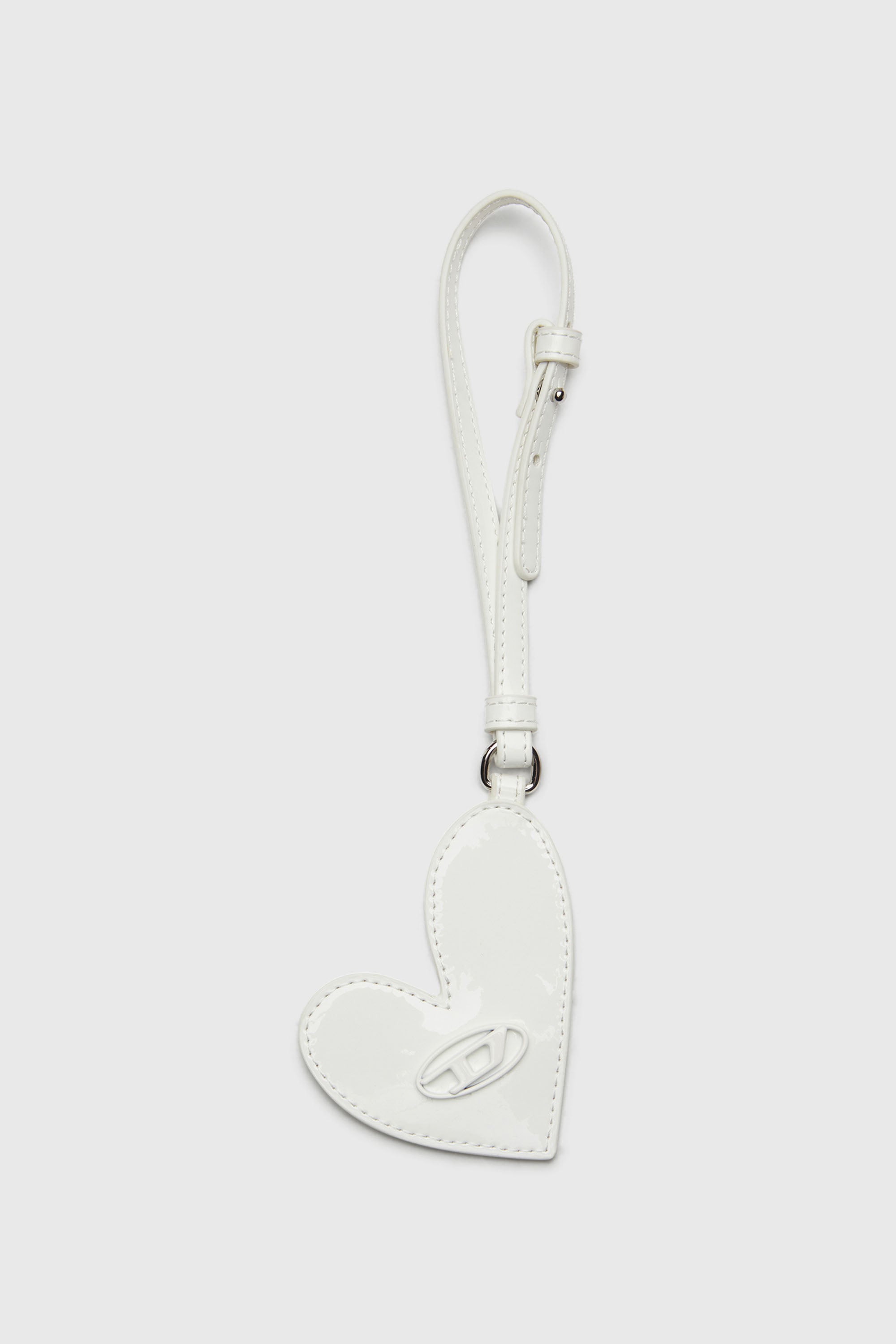 Diesel - PLAY MIRROR, Damen Spiegelanh&auml;nger mit gl&auml;nzendem Finish in Wei&szlig; - 1