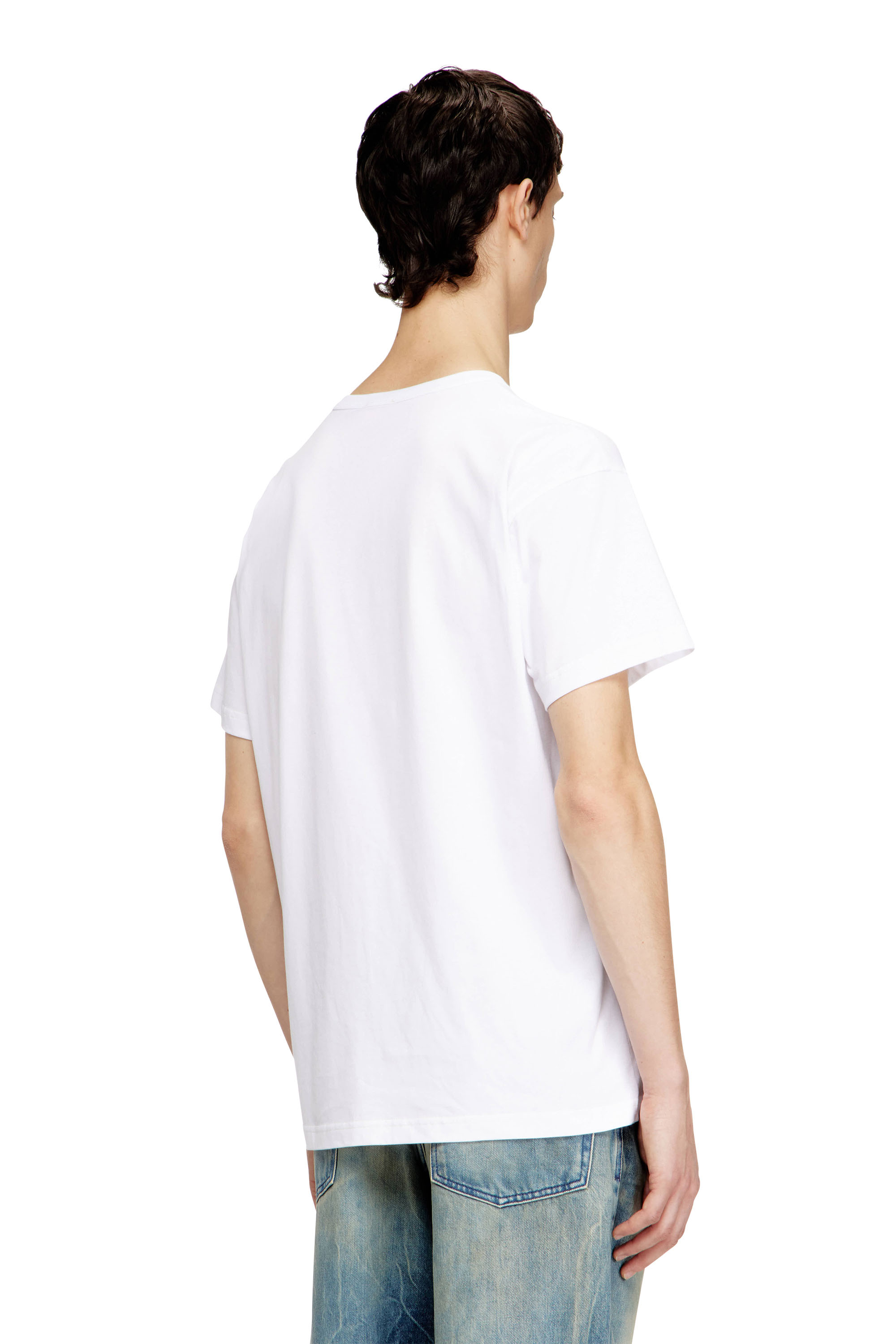 Diesel - T-NORM-FROG, Herren T-Shirt mit Frosch- und Logoprint in null - 4