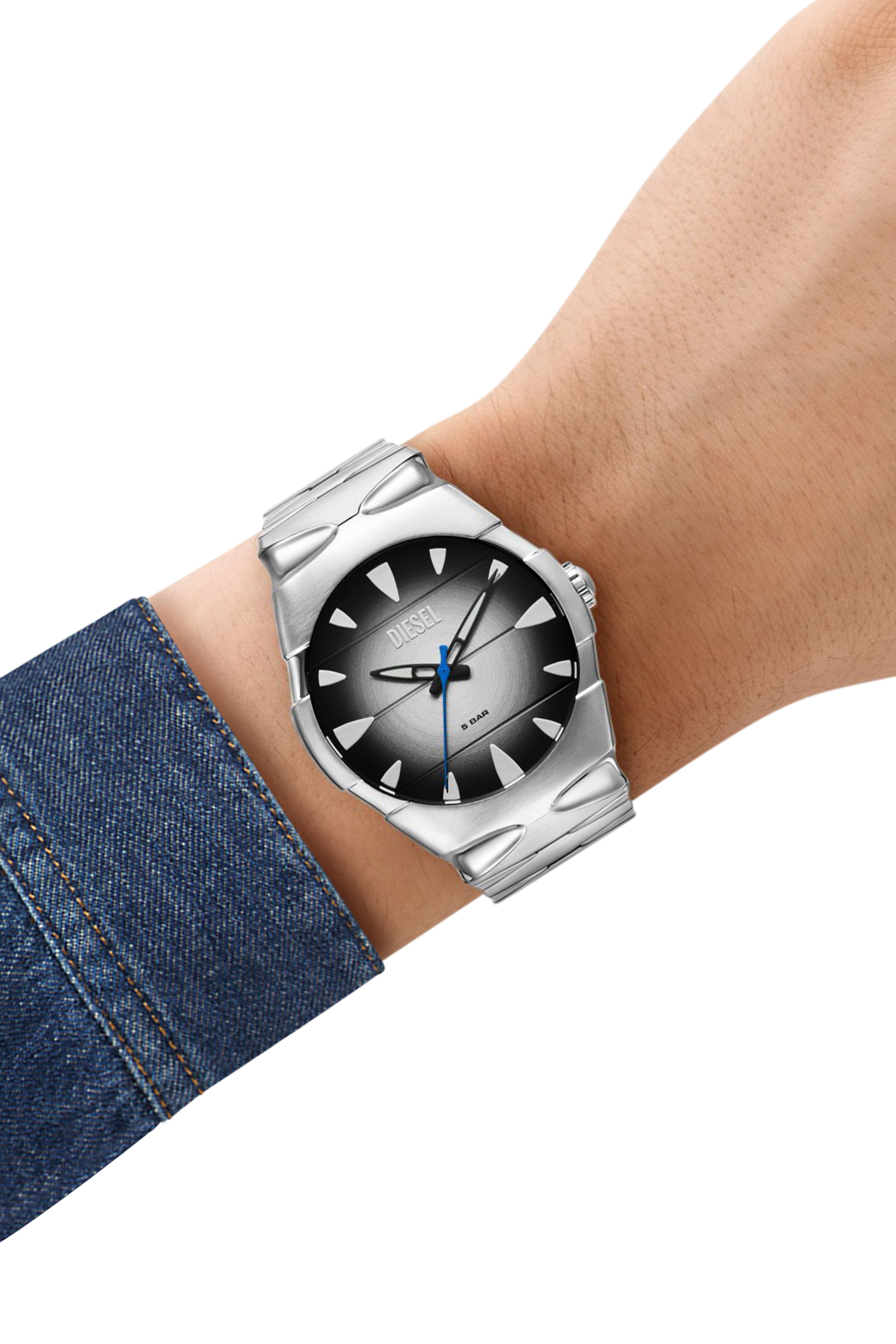 Diesel - DZ2224 WATCH, Herren D-Sruptor Uhr aus Edelstahl in Silber - 4