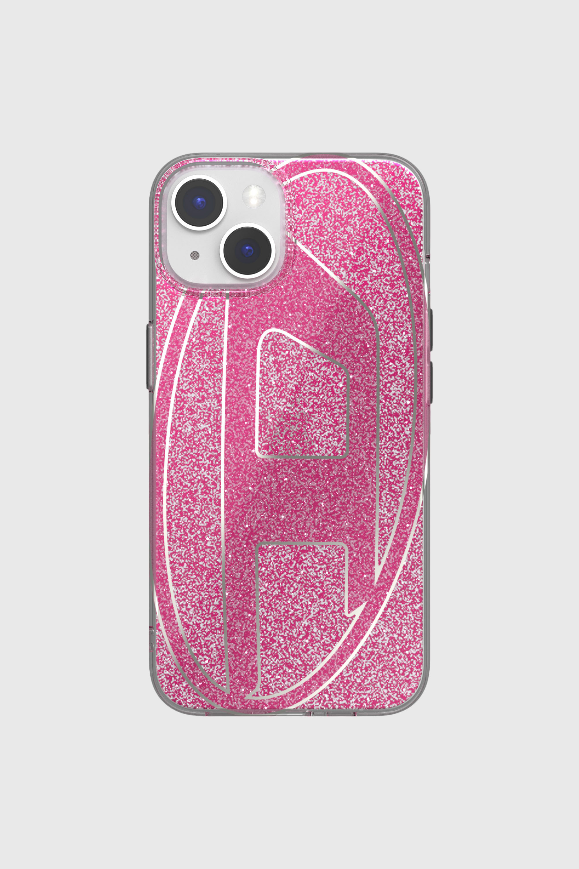 Diesel - 60034 AOP CASE, Unisex Glitter Case f&uuml;r iP 13/ 14 in Rosa - 2