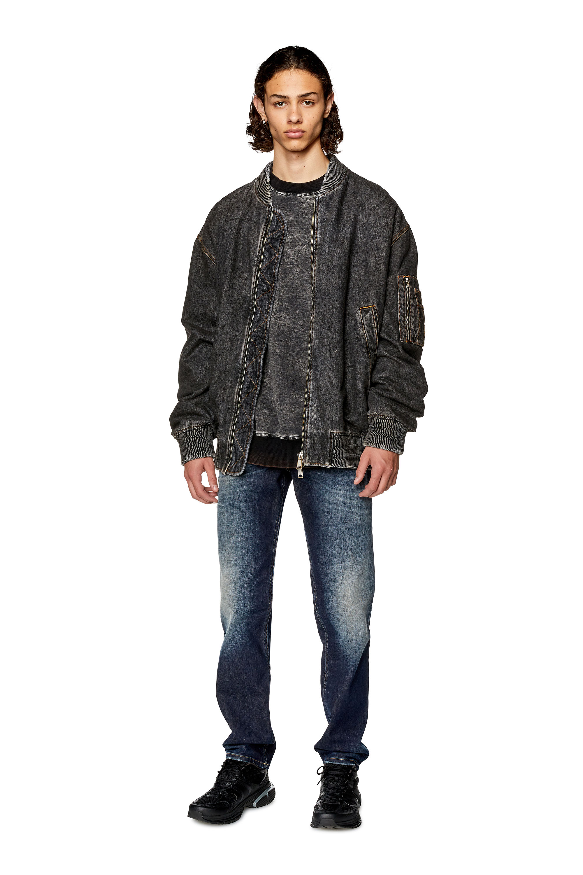 Diesel - Tapered Jeans 2023 D-Finitive 09G27, Dunkelblau - Image 4