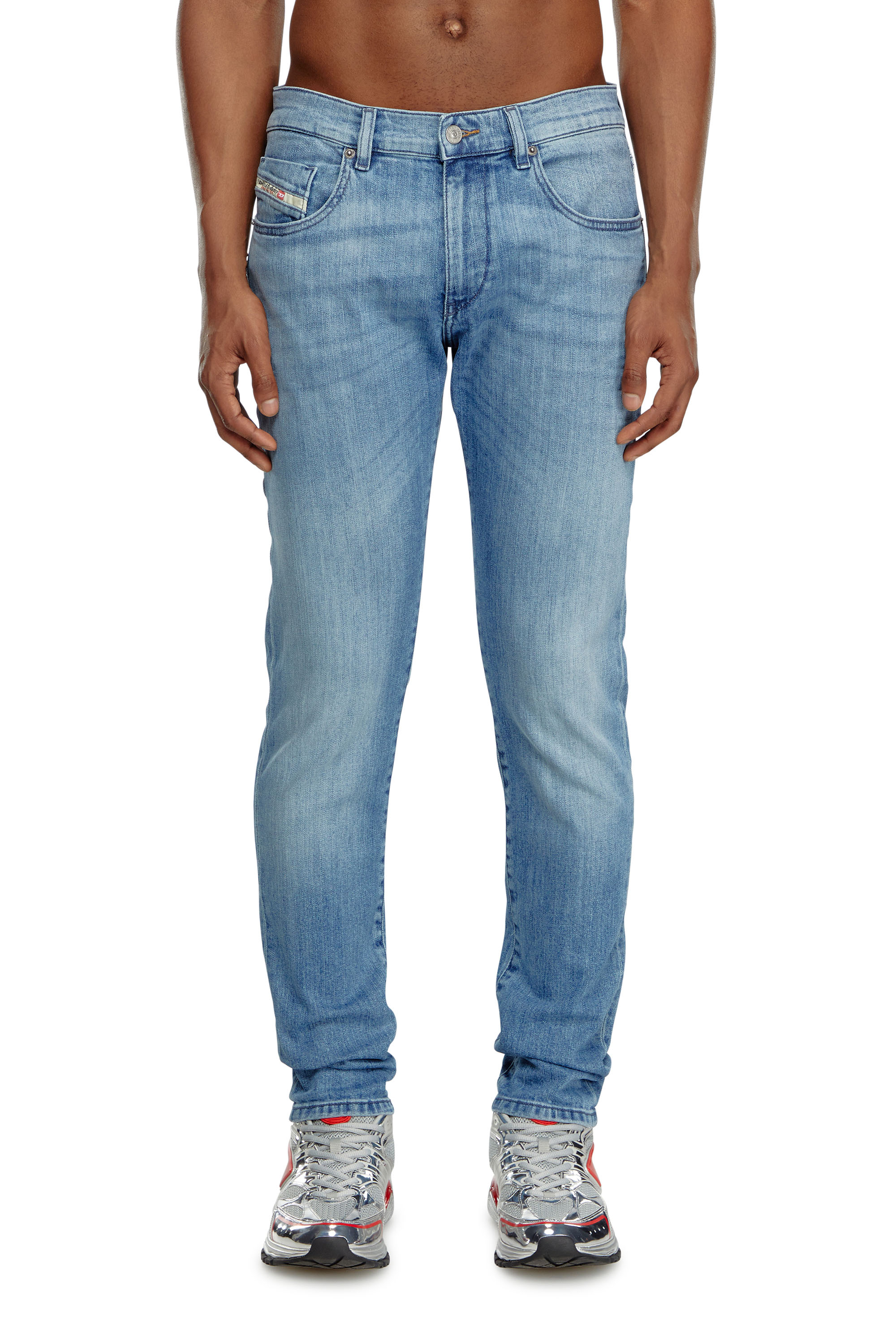 Diesel - Herren Slim Jeans 2019 D-Strukt 0GRDI, Hellblau - Image 1