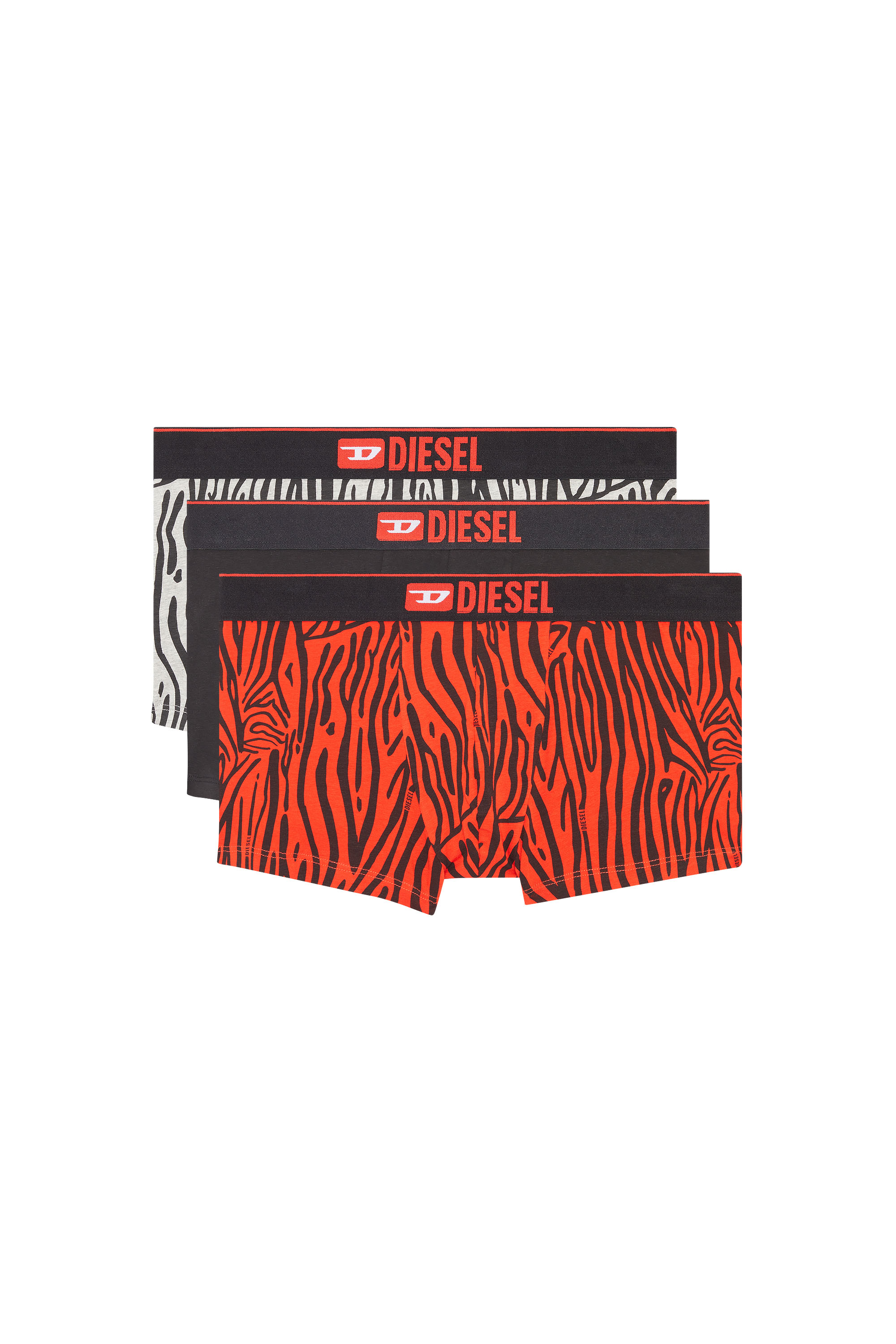 UMBX-DAMIENTHREEPACK, Schwarz/Rot - Boxershorts