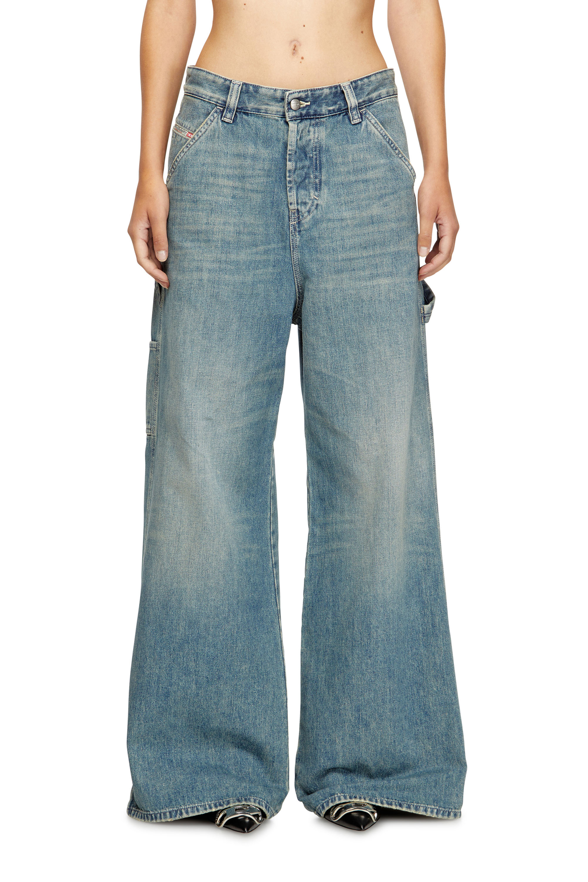 Diesel - Damen Relaxed Jeans 1996 D-Sire 068SK, Hellblau - 1