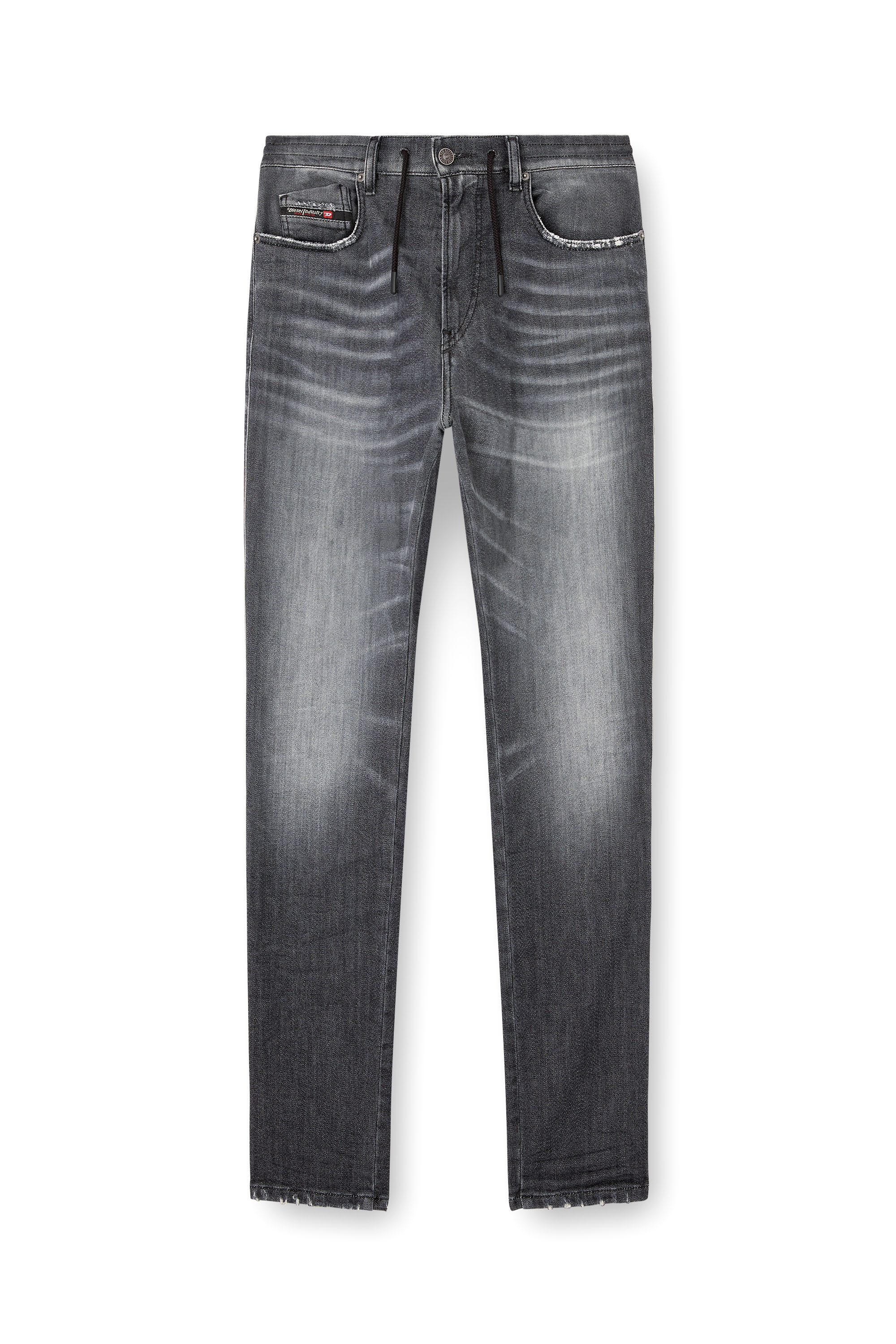 Diesel - Herren Slim 2062 D-Strukt Joggjeans® 09M67, Schwarz/Dunkelgrau - 3