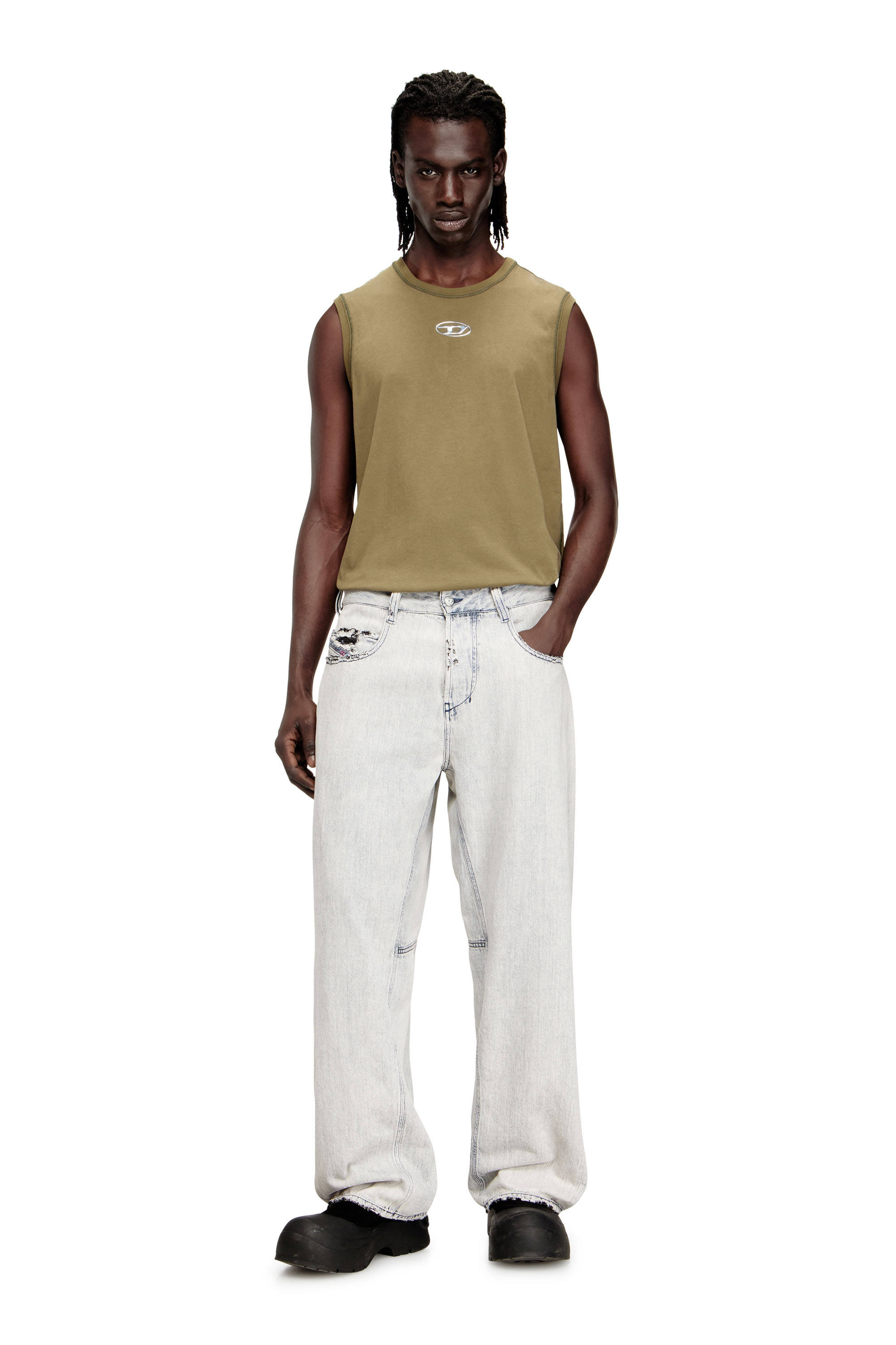 Diesel - Unisex Relaxed Jeans 1997 D-Enim-M 068UR, Hellblau - 2