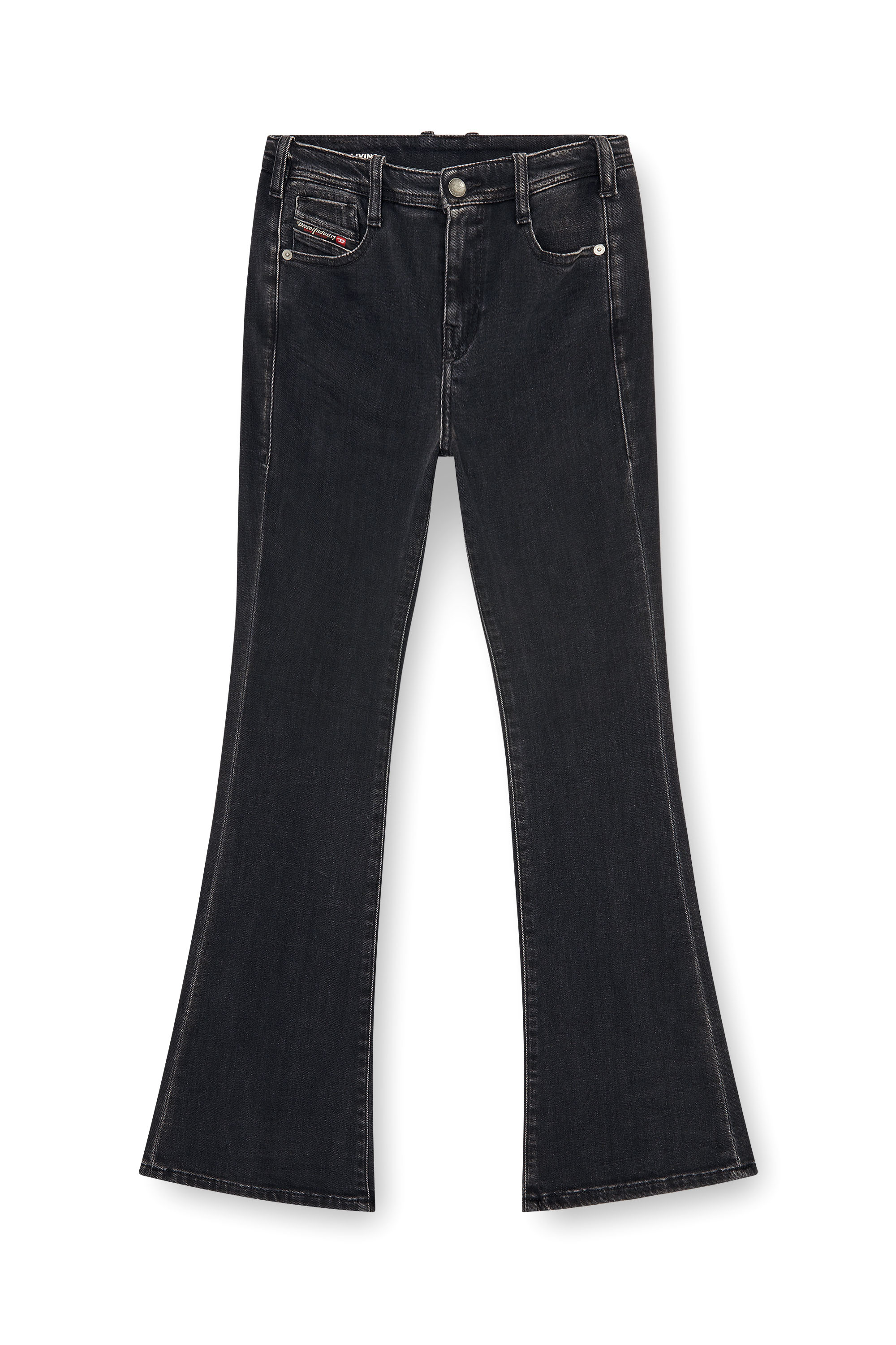 Diesel - Damen Bootcut Jeans 1969 D-Ebbey 09P75, Schwarz/Dunkelgrau - 6