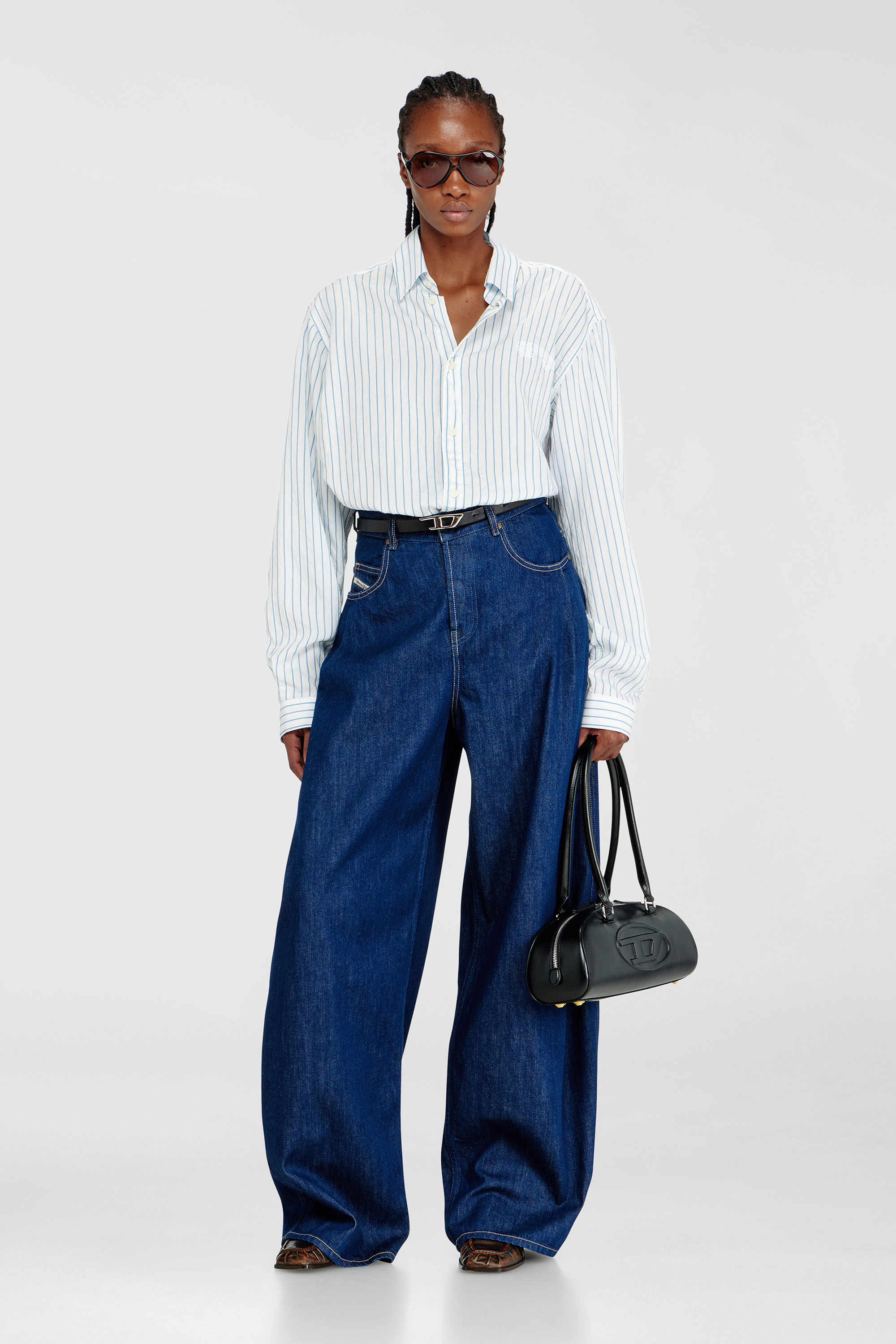 Diesel - Damen Relaxed Jeans 1987 D-Khelz 09Q09, Dunkelblau - 1