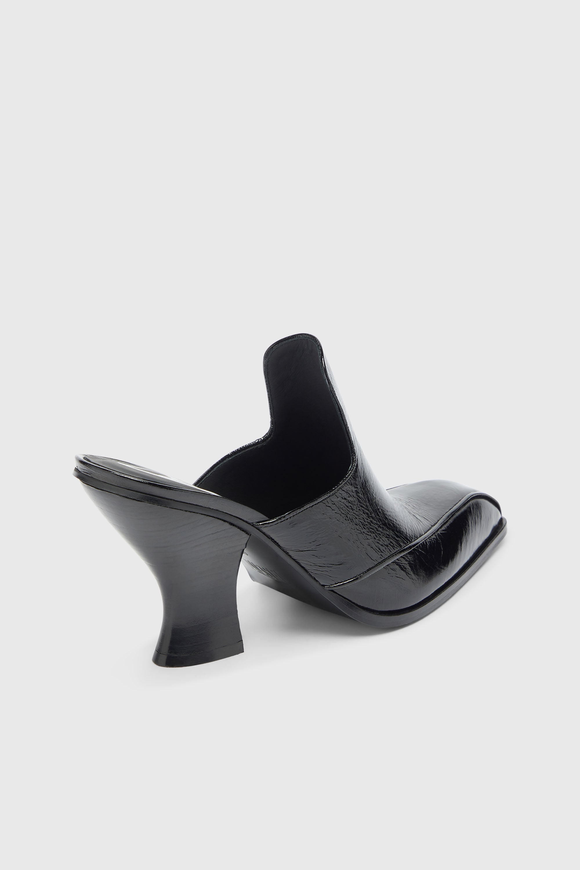 Diesel - D-LUFFY-75-MULE, Damen D-Luffy - Mules im Lackleder im Western-Stil in Schwarz - 5