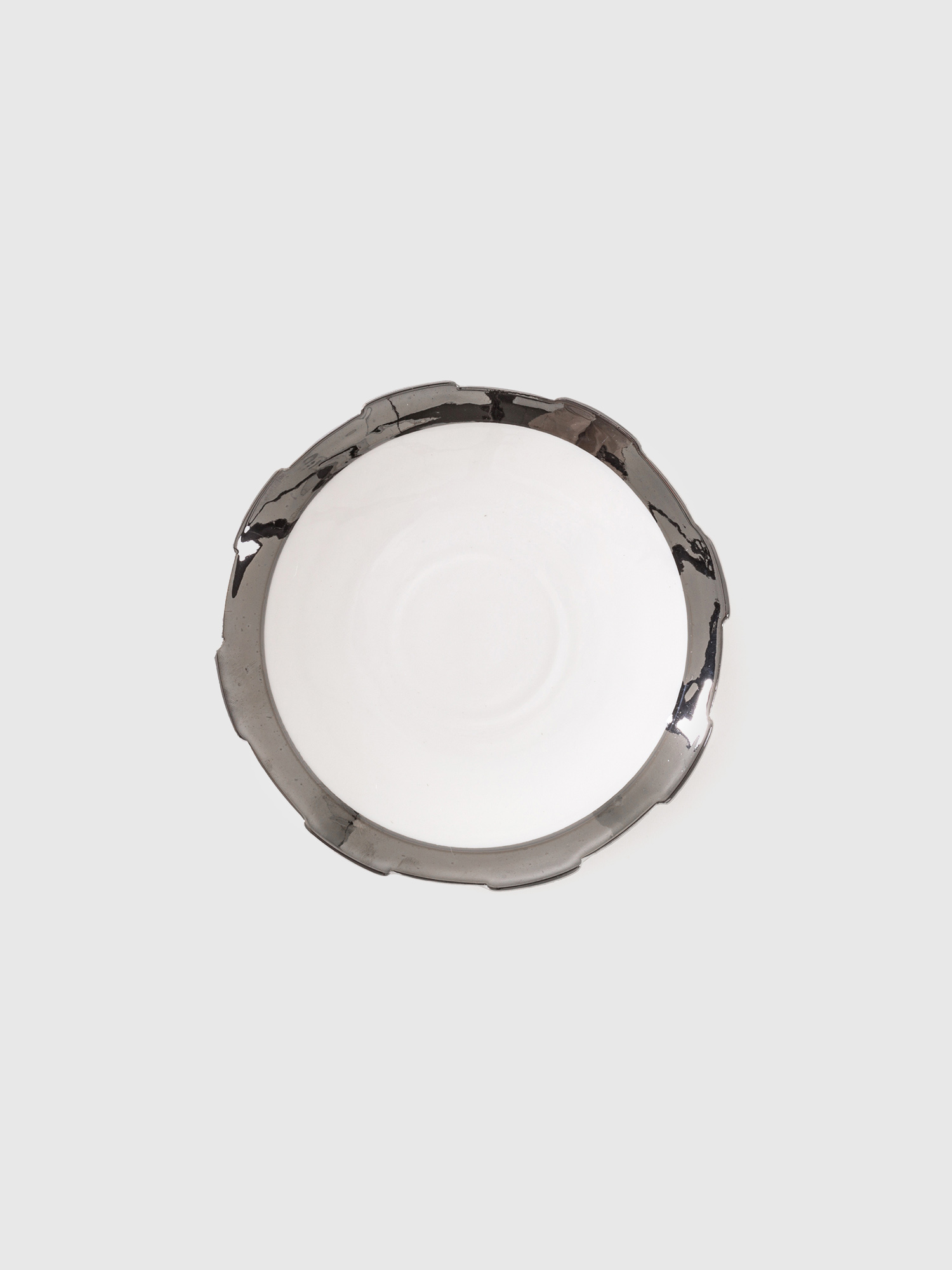 Diesel - 10987SIL MACHINE, Unisex Dessertteller aus Porzellan in Weiß - 1