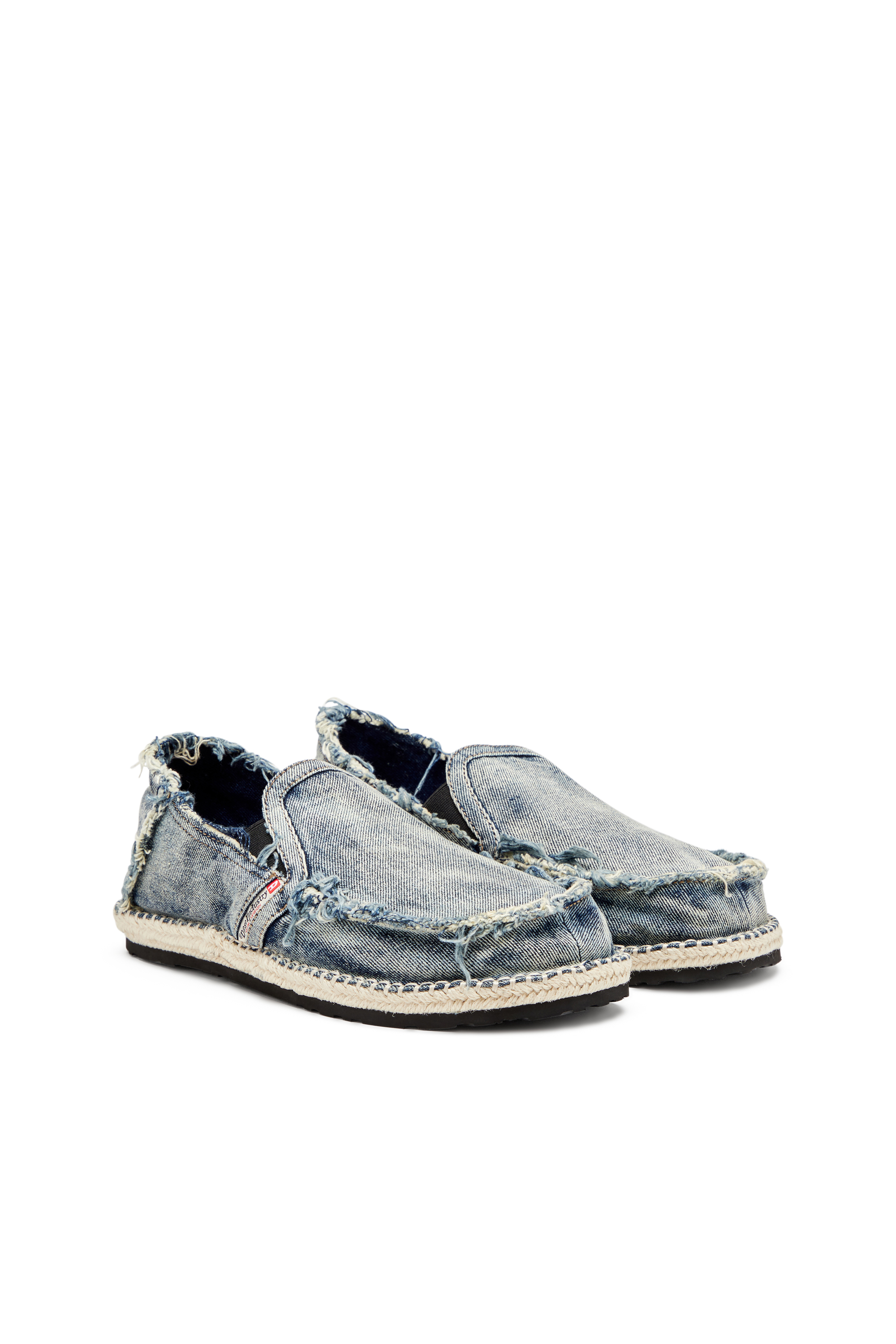 Diesel - D-LUKAS ESP, Herren D-Lukas-Loafer-Espadrilles aus vielgetragenem Denim in Hellblau - 2