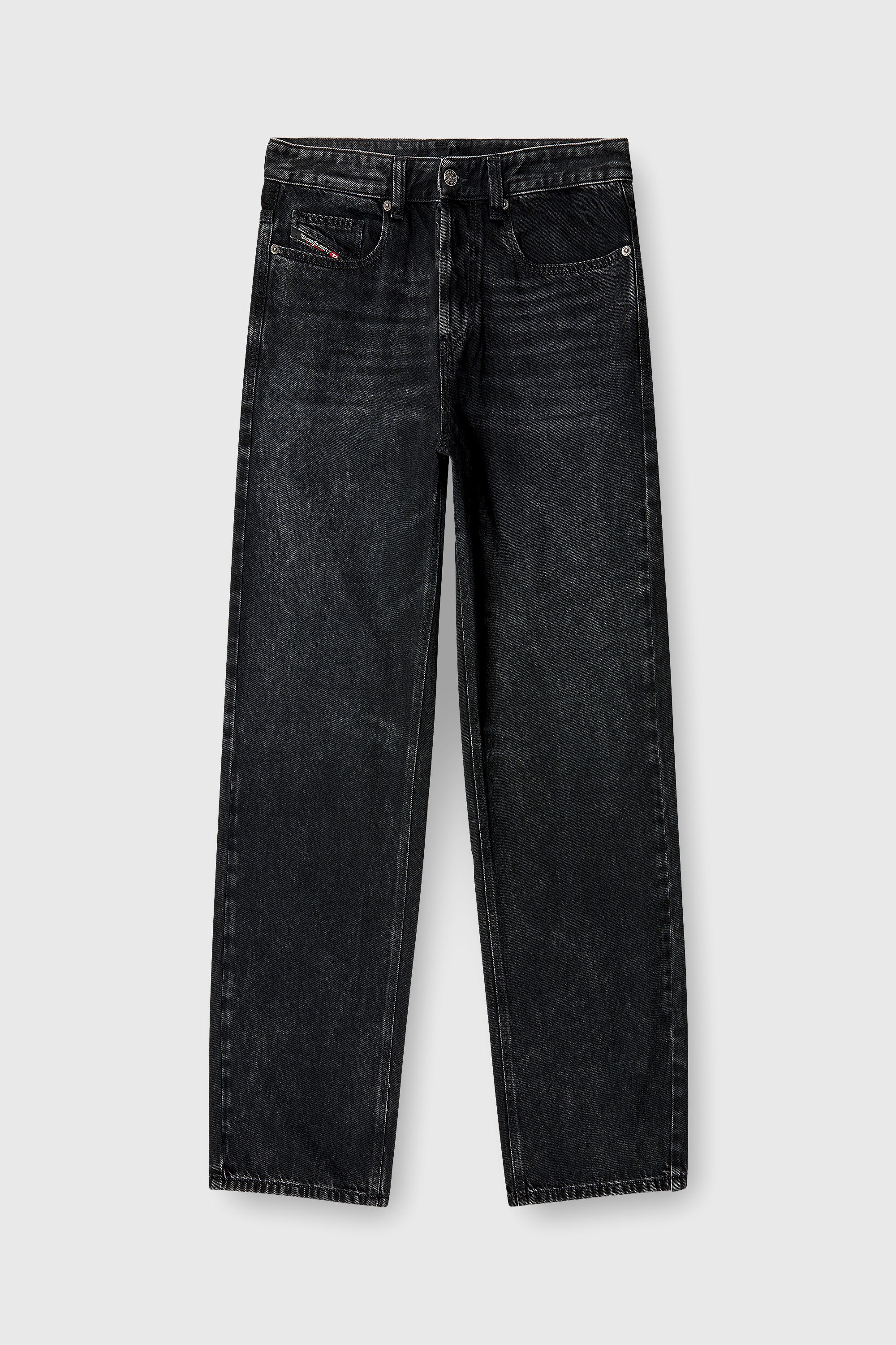 Diesel - Herren Relaxed Jeans 2001 D-Macro 09P09, Schwarz/Dunkelgrau - 2