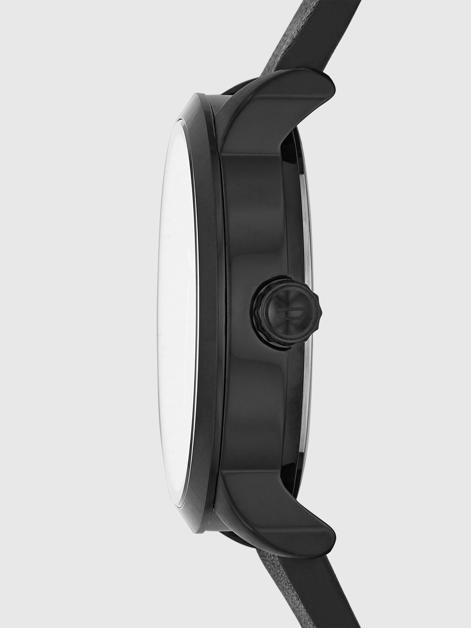 Diesel - DZ5598, Damen Flare Rocks-Armbanduhr mit drei Zeigern und schwarzem Lederarmband in Schwarz - 2