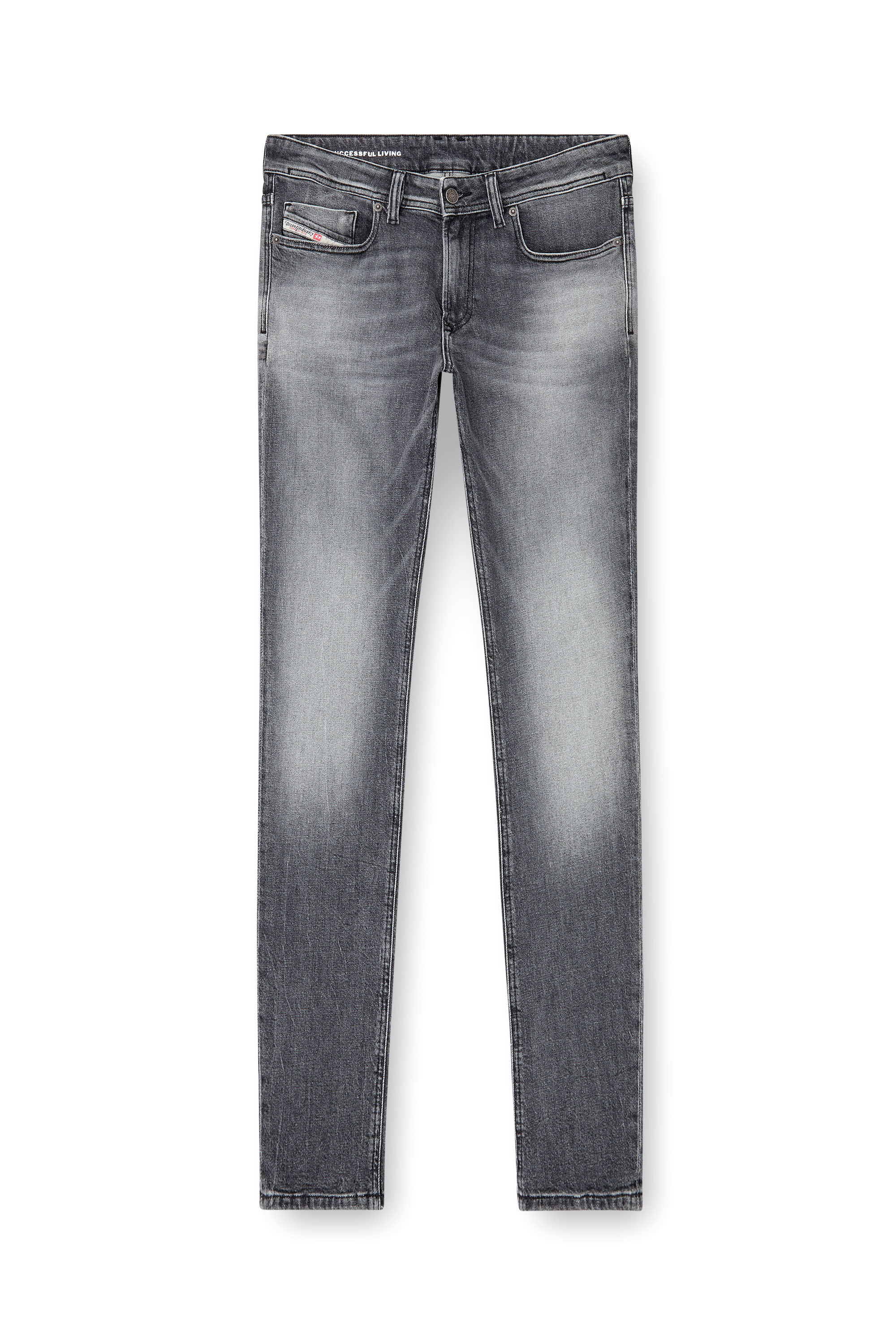 Diesel - Herren Skinny Jeans 1979 Sleenker 0BMBS, Hellgrau - 3