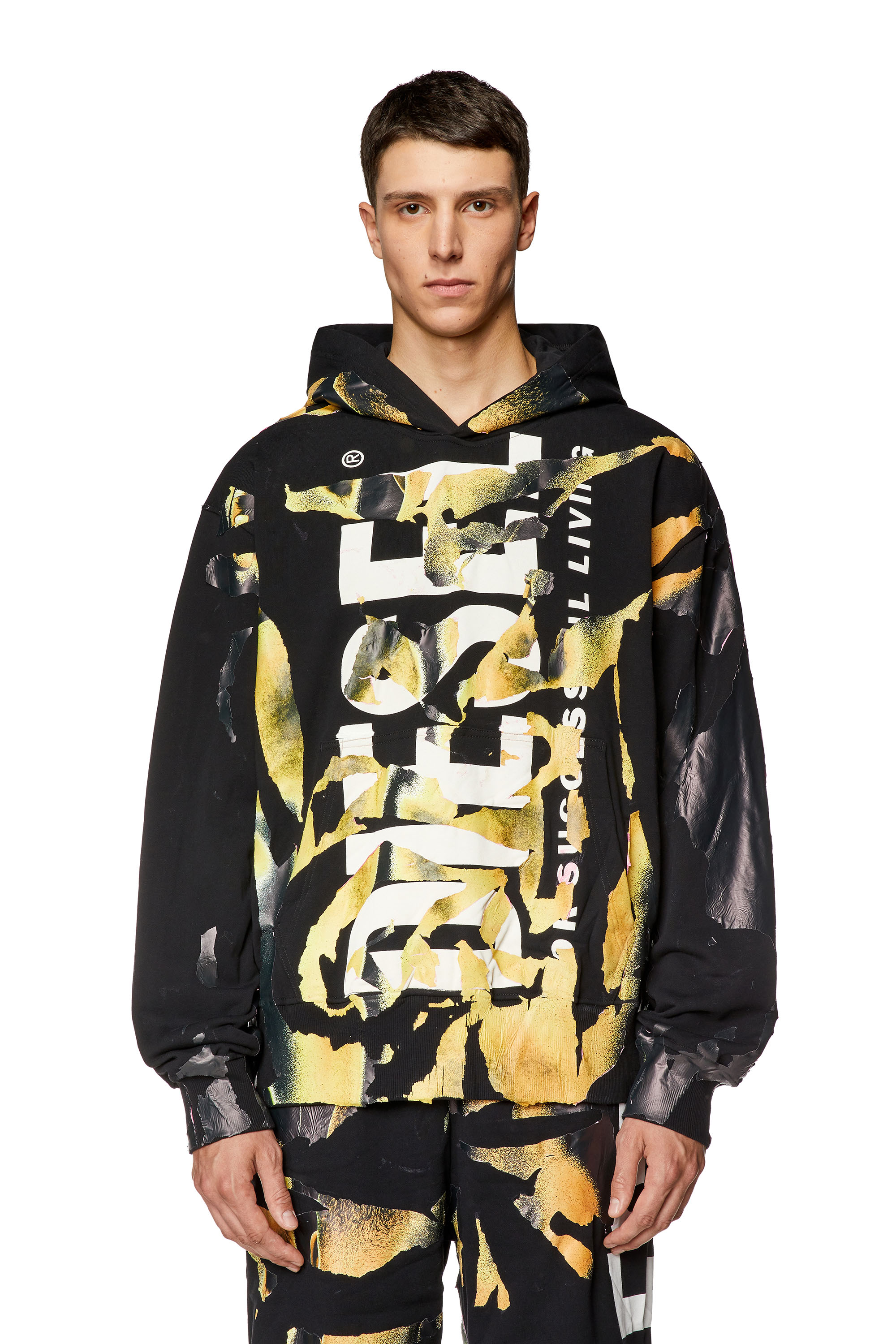 Diesel - S-MAC-HOOD-M1, Schwarz/Orange - Image 5