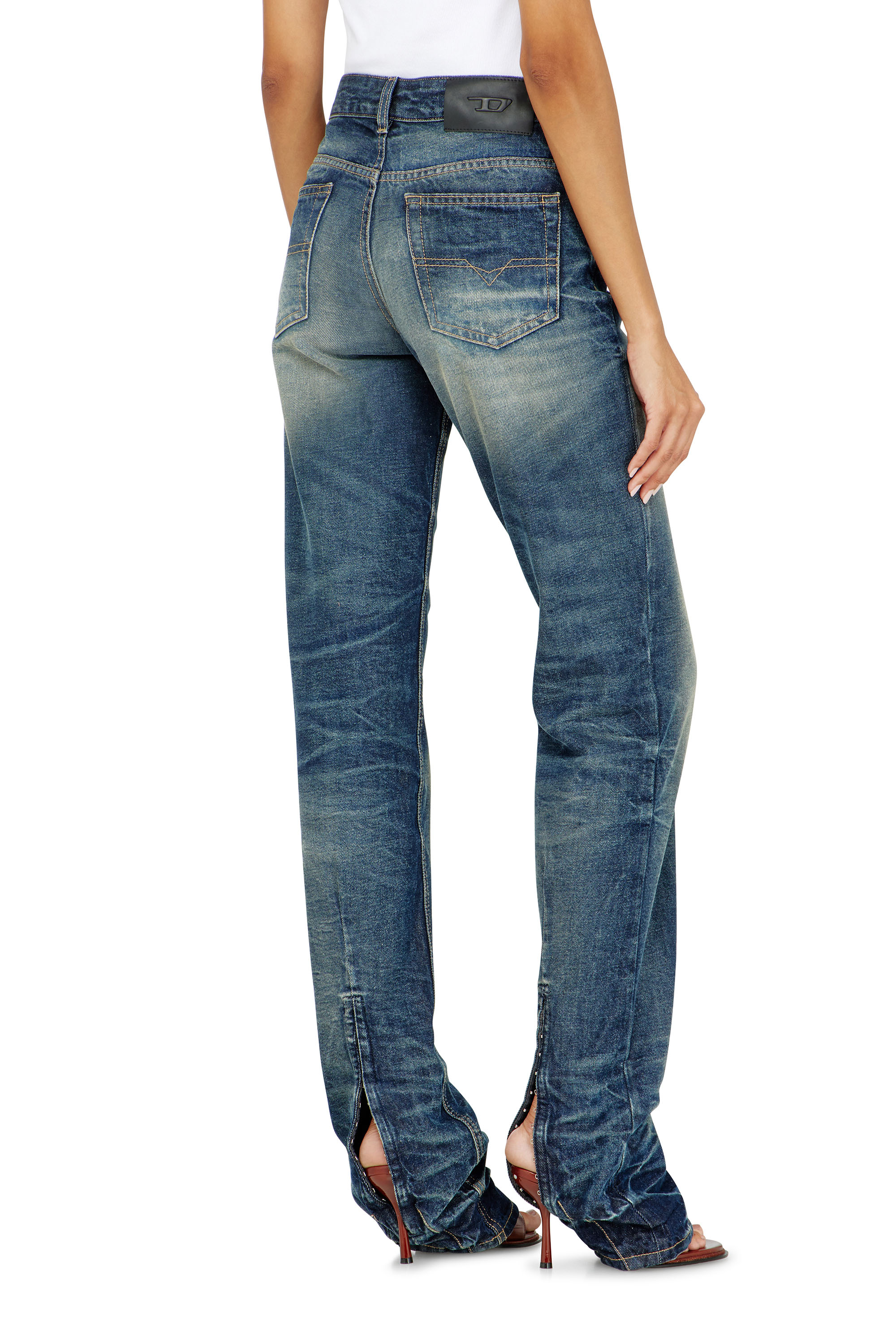 Diesel - Damen Regular Jeans D-Heel 0DBFC, Mittelblau - 5