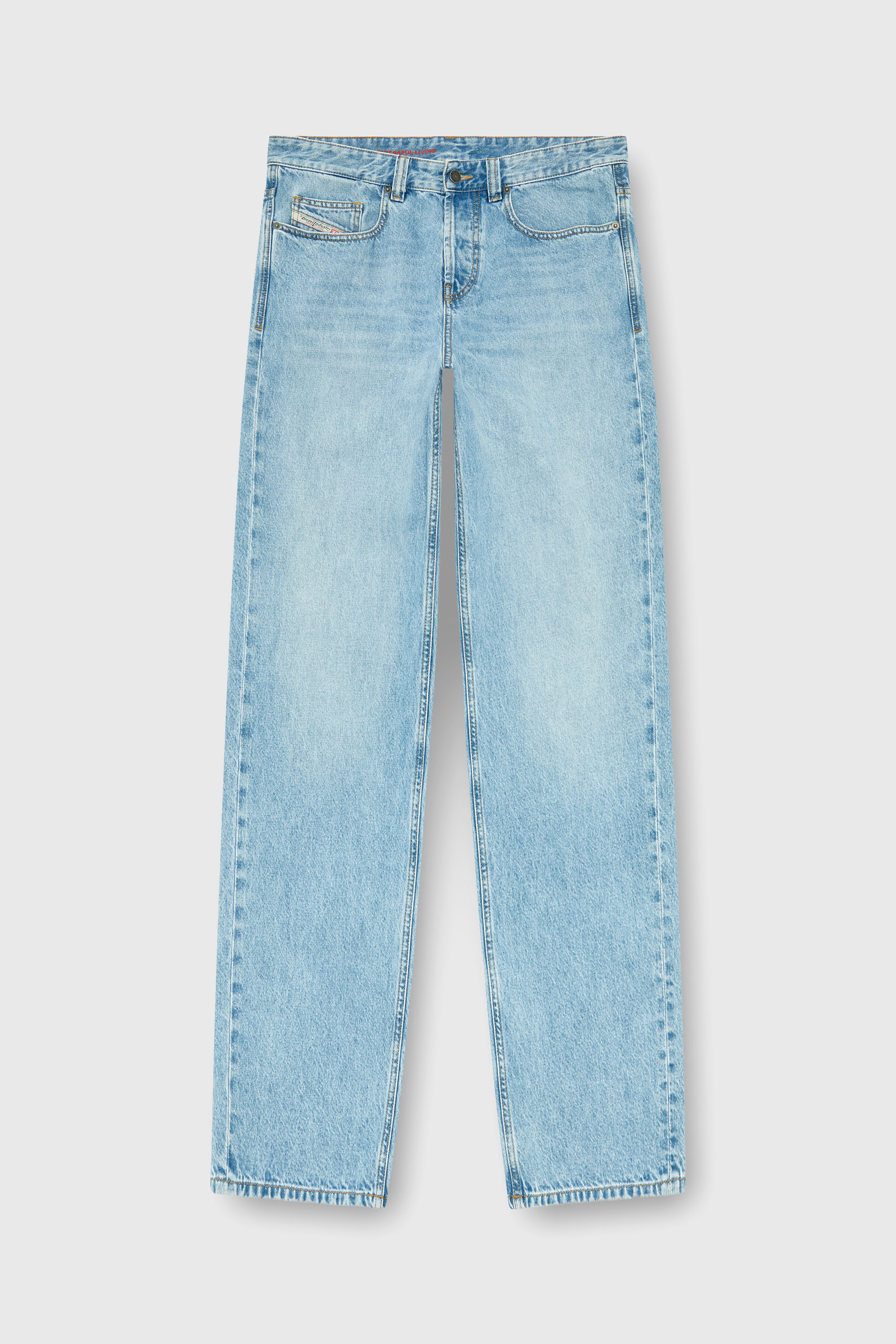Diesel - Herren Relaxed Jeans 2001 D-Macro 09I29, Hellblau - 2