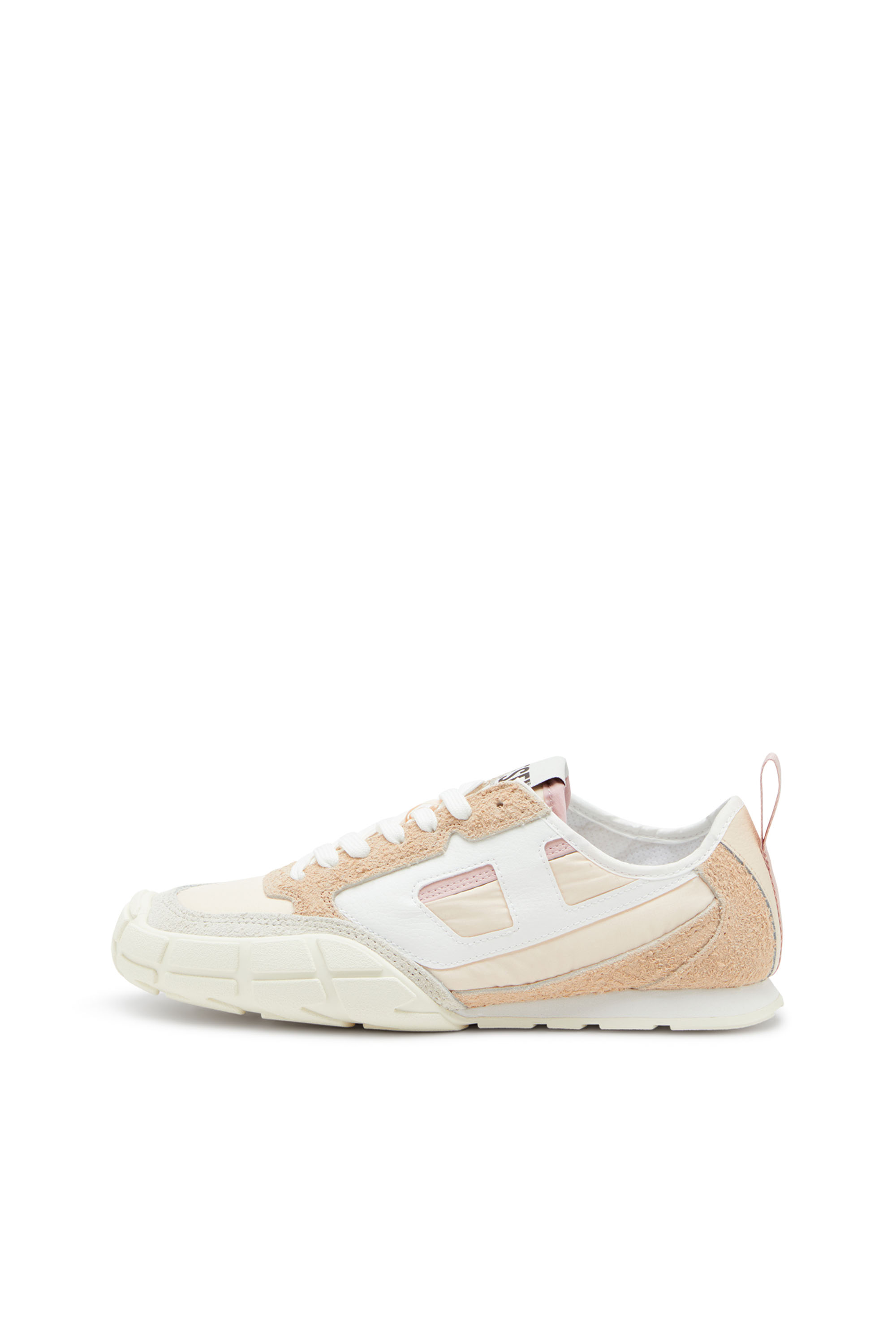 Diesel - S-PAGODHA LOW W, Damen S-Pagodha-Sneakers aus Leder, Wildleder und Ripstop in Beige - 2