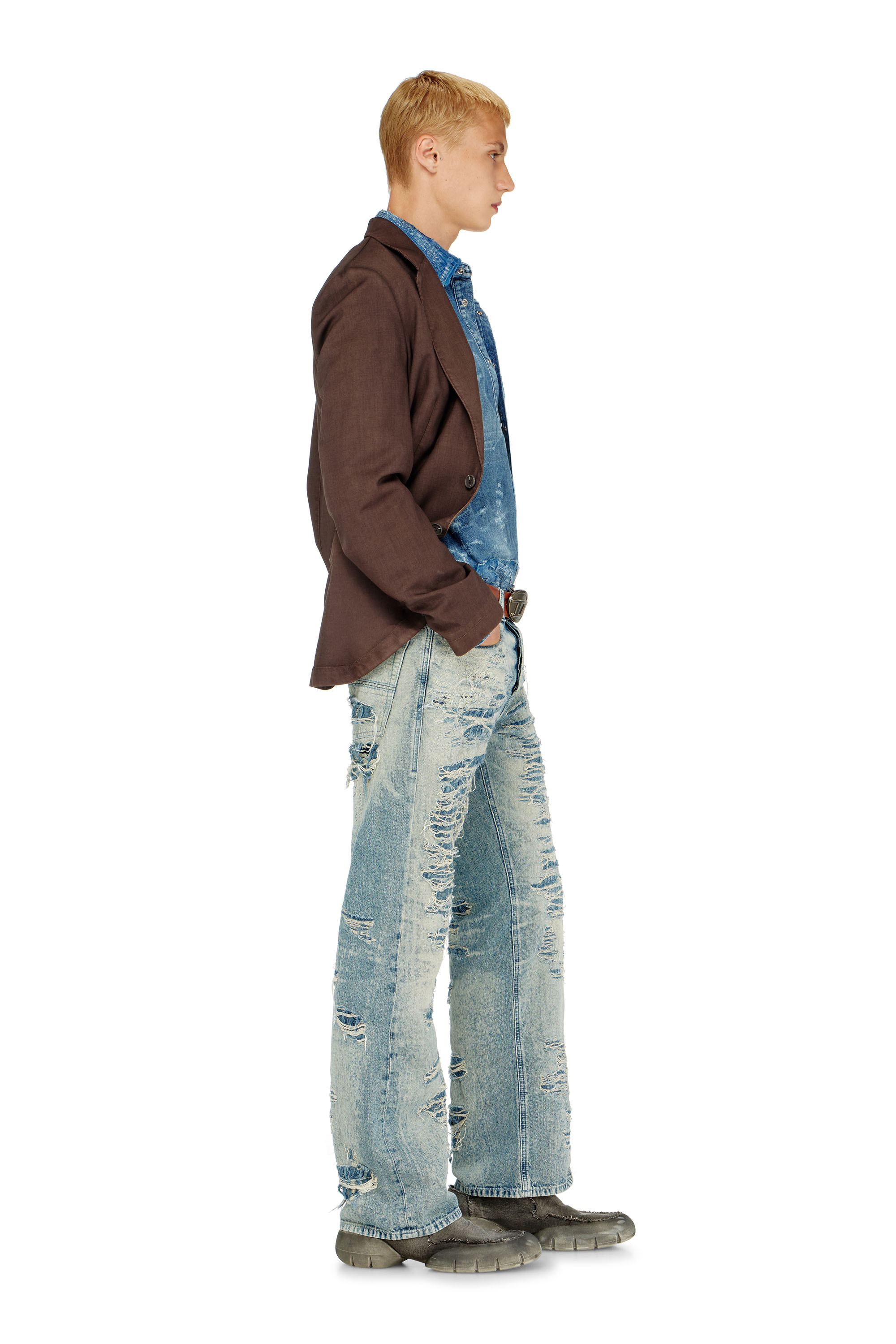 Diesel - Herren Relaxed Jeans 1980 D-Eeper 068YM, Mittelblau - 2
